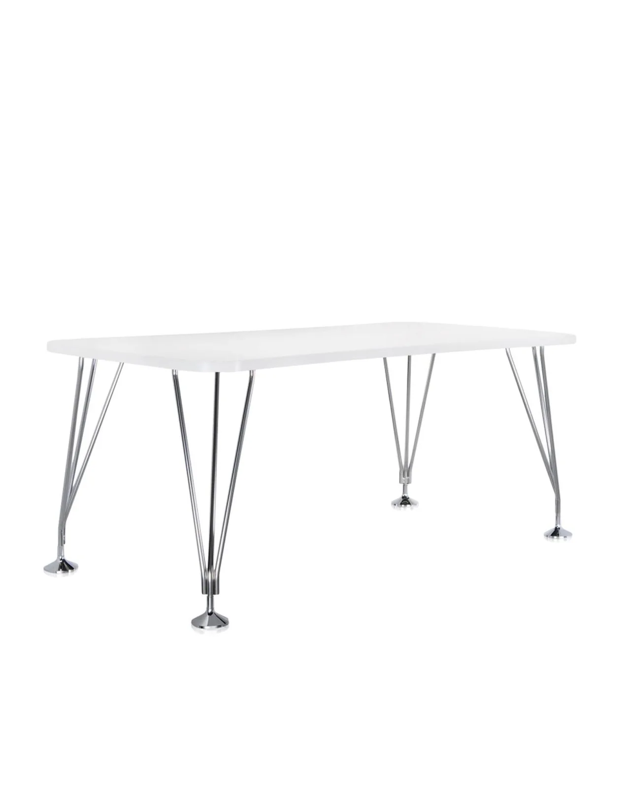Стол офисный Max (белый) 160x80см Kartell, арт. 4516/2M — изображение товара 3