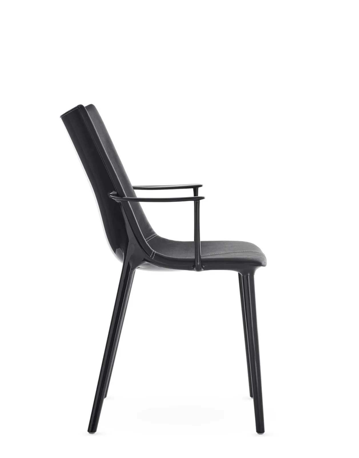 Стул HHH (черный/черный) экокожа Kartell, арт. 5917/NN — изображение товара 2