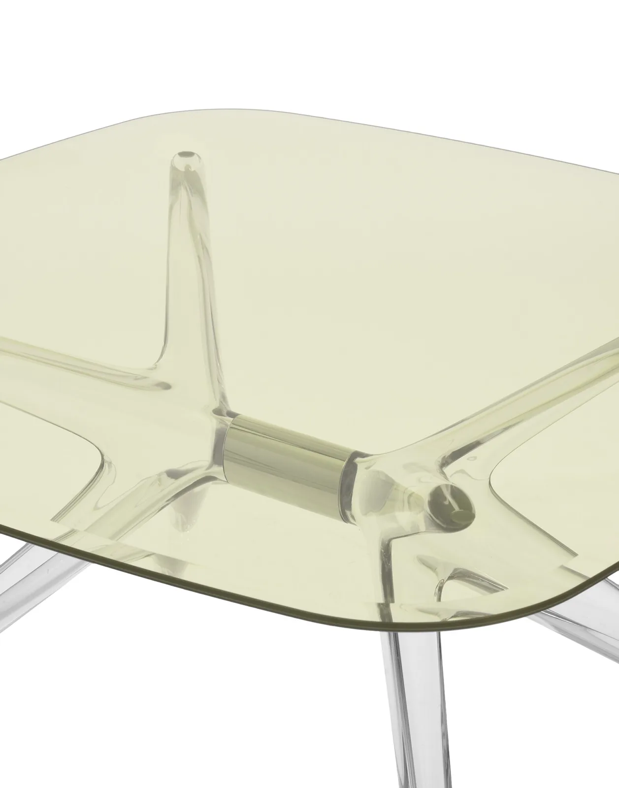 Стол журнальный Blast (желтый/хромированный) 80см Kartell, арт. 4095/C4 — изображение товара 4