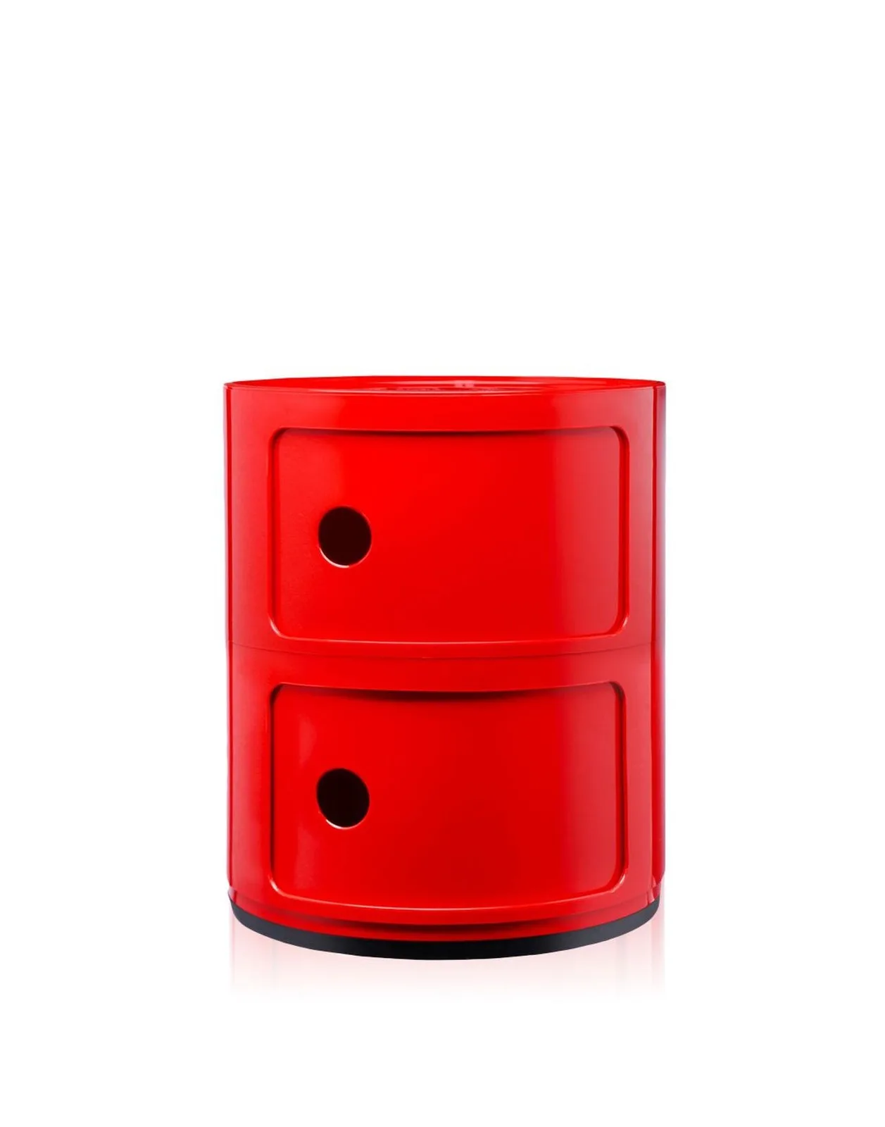 Контейнер Componibili (красный) высота 40см, диаметр 32см Kartell, арт. 4966/10 — изображение товара 4