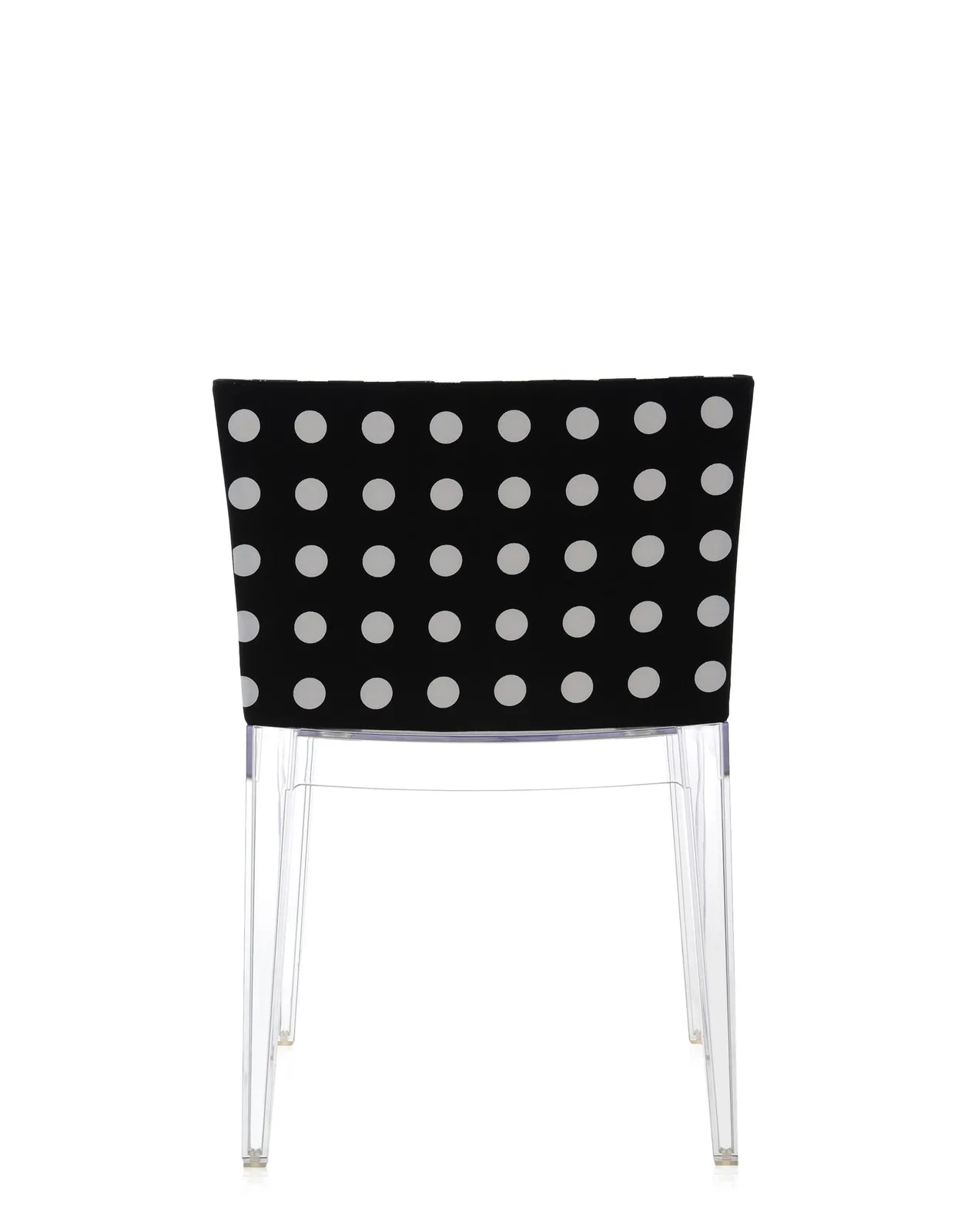 Кресло Mademoiselle (кристалл/черное) в ткани Moschino Kartell, арт. 4895/PN — изображение товара 4