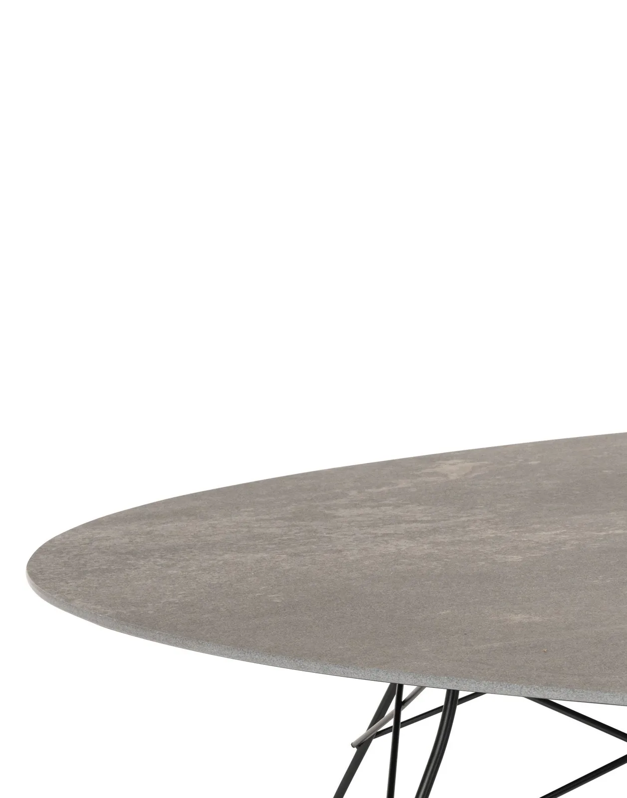 Стол Glossy Outdoor (черный) 192x118см, мрамор Kartell, арт. 5573/CN — изображение товара 2