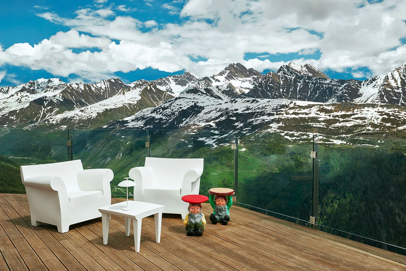 Kartell Bubble Club — модель в интерьере — изображение 3