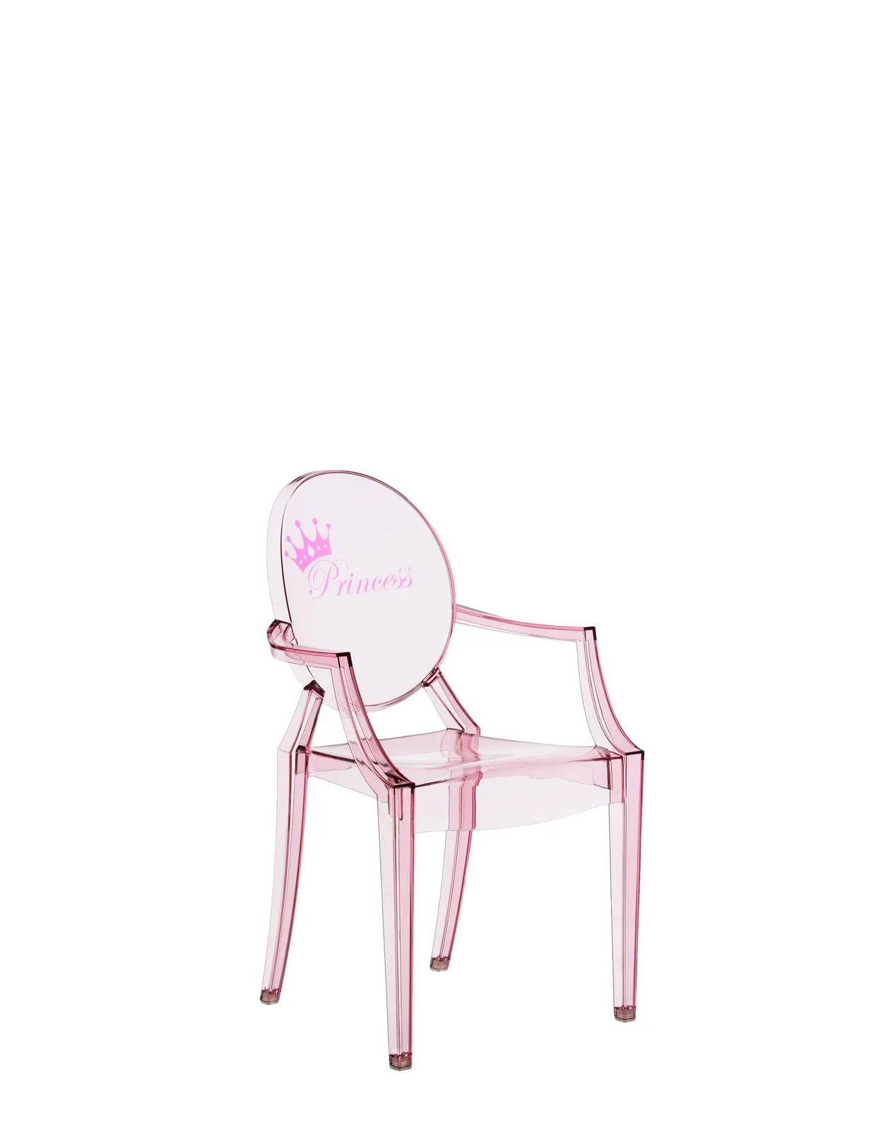 Стул детский Lou Lou Ghost (розовый) с рисунком Kartell, арт. 2855/66 — изображение товара 2