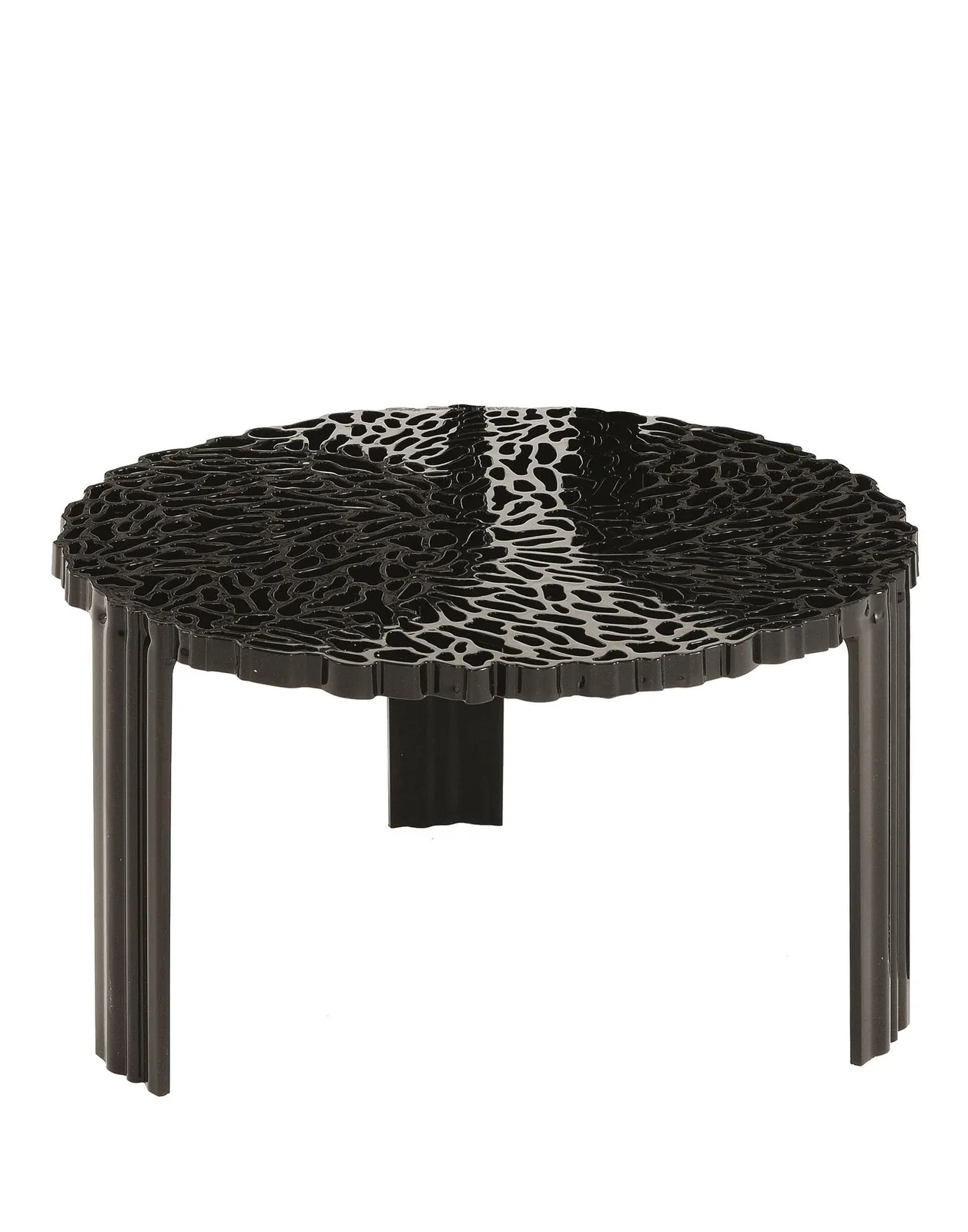 Столик журнальный T-Table (черный) высота 28см Kartell, арт. 8500/NE — изображение товара 3
