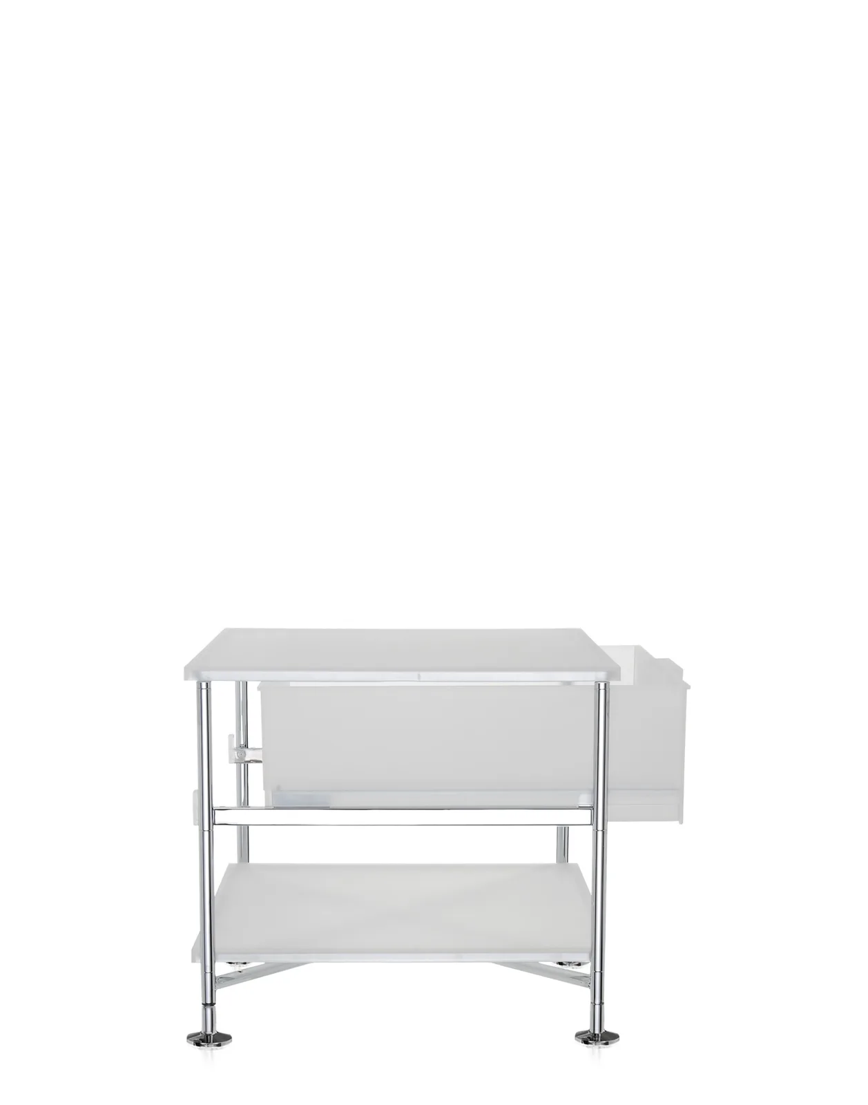 Контейнер Mobil на ножках (белый) с одним ящиком Kartell, арт. 2001/L1 — изображение товара 3