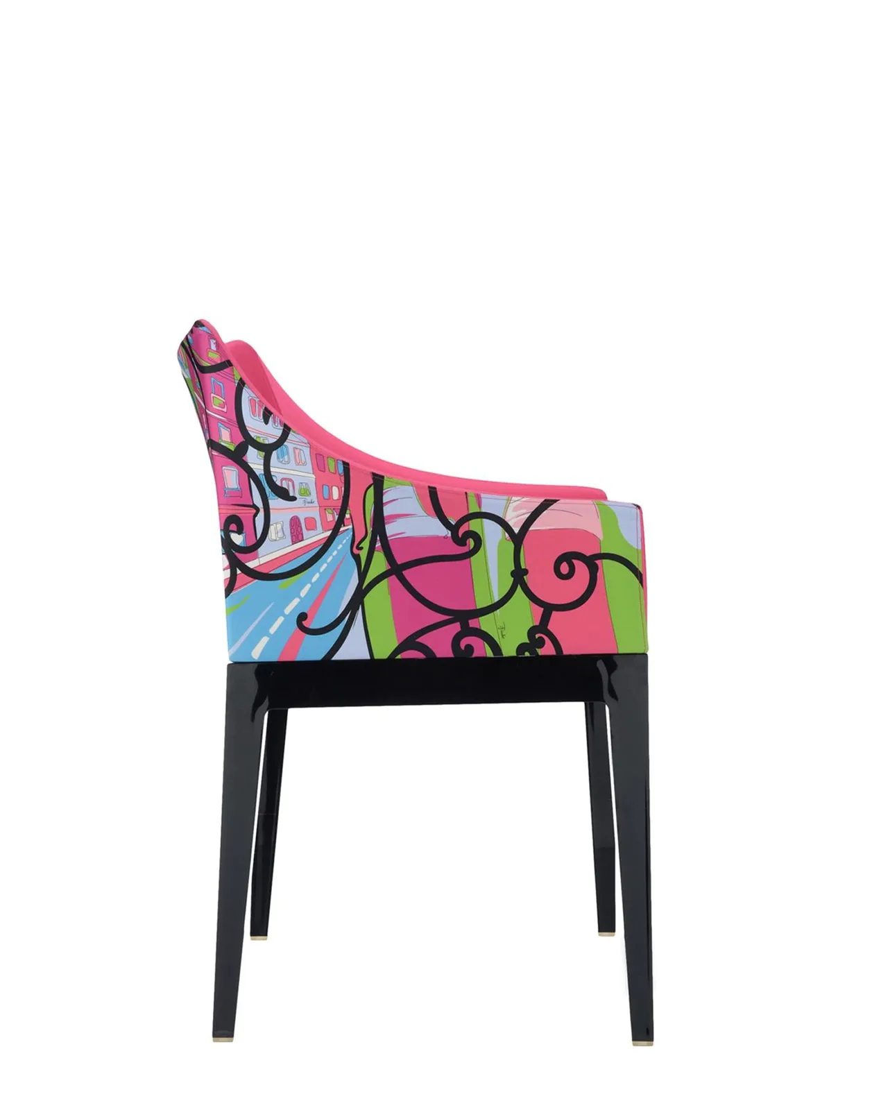 Кресло Madame (розовое/черное) Kartell, арт. 5838/PA — изображение товара 3