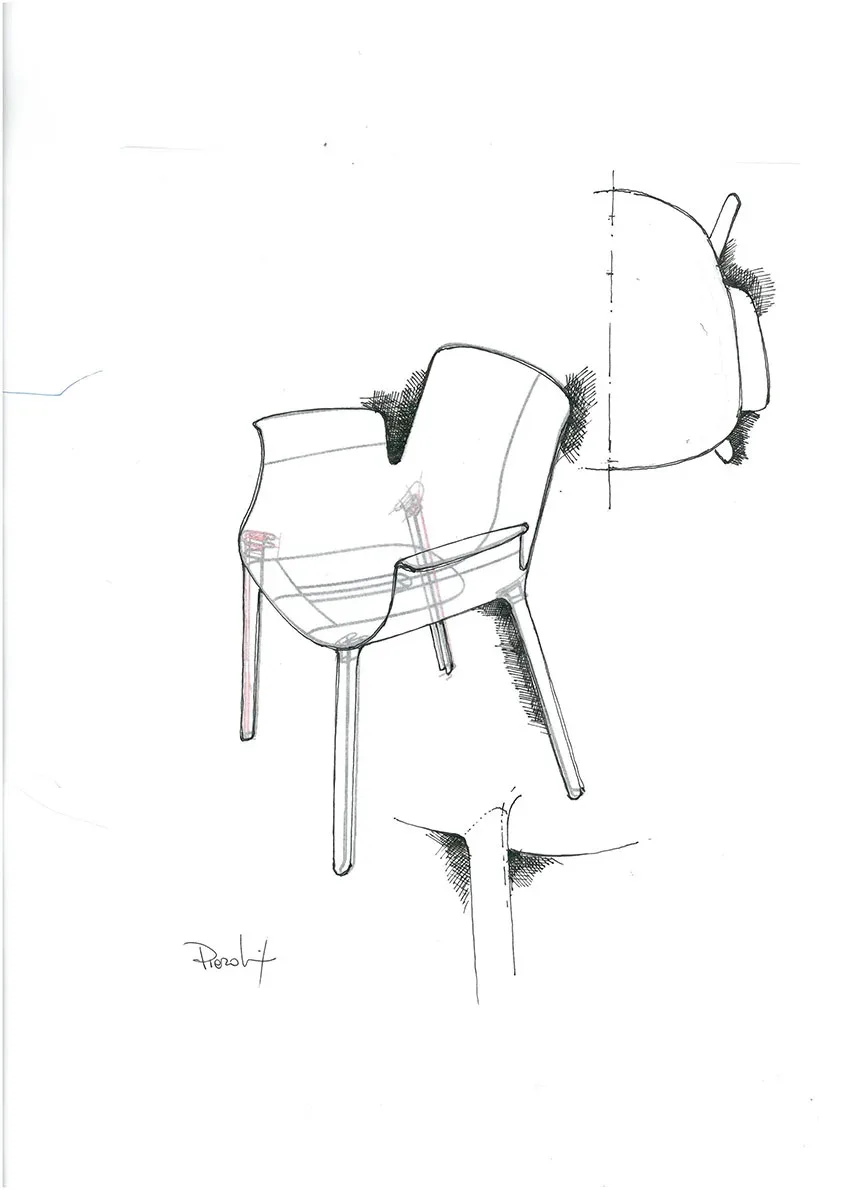 Kartell Piuma — модель в интерьере — изображение 12