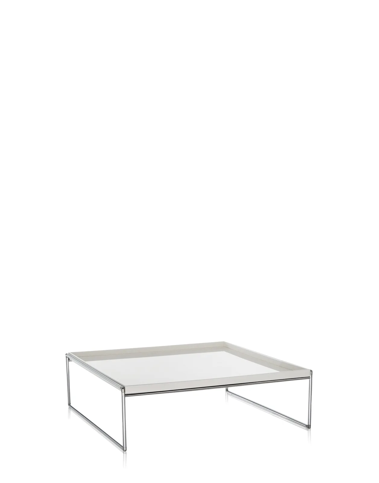Столик журнальный Trays (белый) 80x40см Kartell, арт. 4410/03 — изображение товара 3