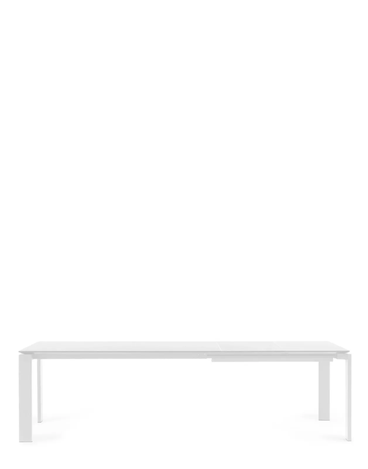 Стол Four раскладной (белый) 160+50+50х90 Kartell, арт. 4537/82 — изображение товара 2