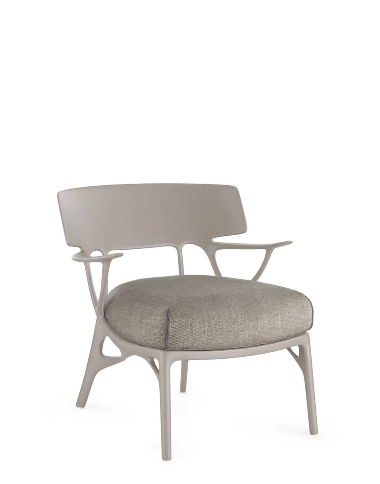 Кресло A.I. LOUNGE (серое/белое) Kartell, арт. 5904/3B — изображение товара 2