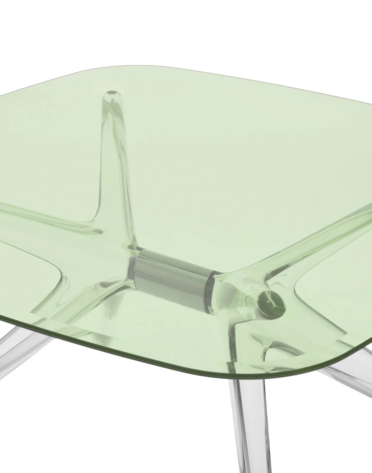 Стол журнальный Blast (зеленый/хромированный) 80см Kartell, арт. 4095/C5 — изображение товара 4
