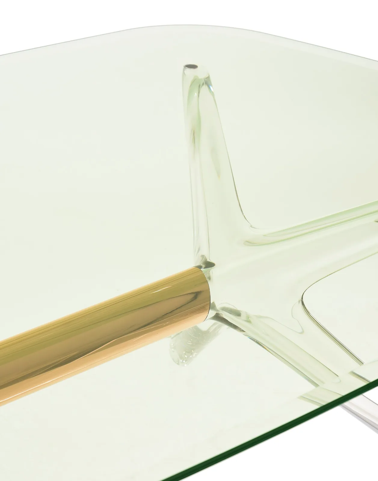 Стол журнальный Blast (зеленый/бронзовый) 130см Kartell, арт. 4096/G5 — изображение товара 4