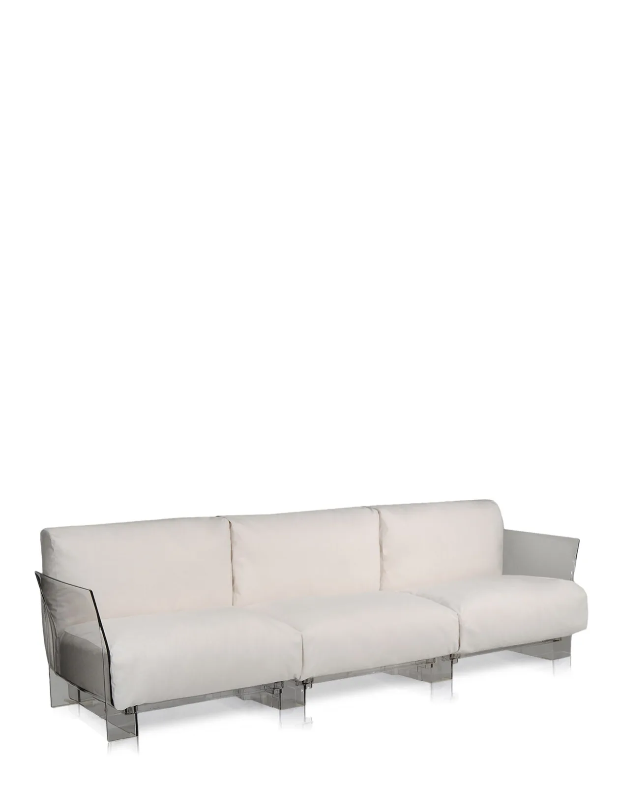 Диван Pop трехсекционный (бежевый/кристалл) Kartell, арт. 7043/21 — изображение товара 2