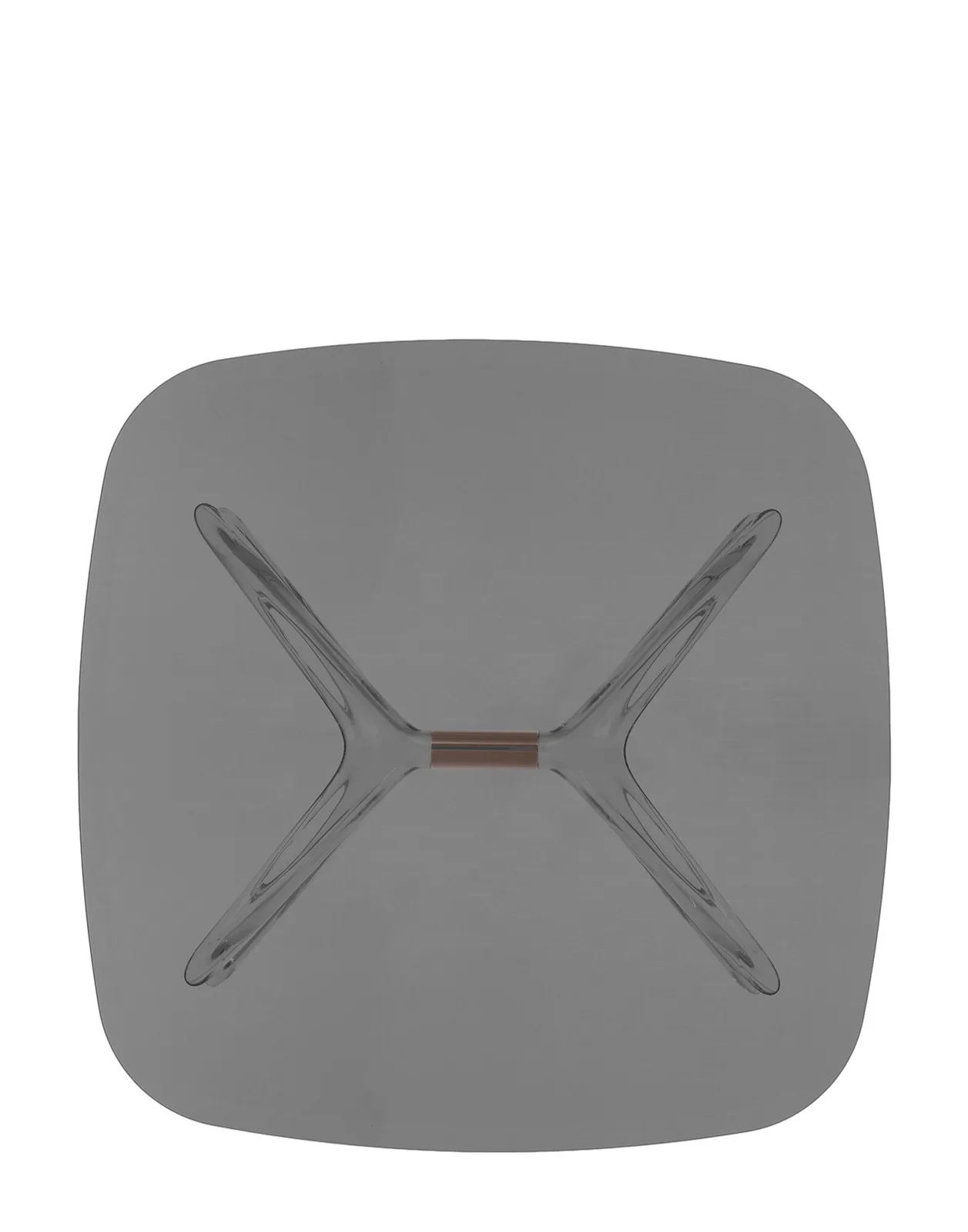 Стол журнальный Blast (дымчатый/бронзовый) 80см Kartell, арт. 4095/G6 — изображение товара 3