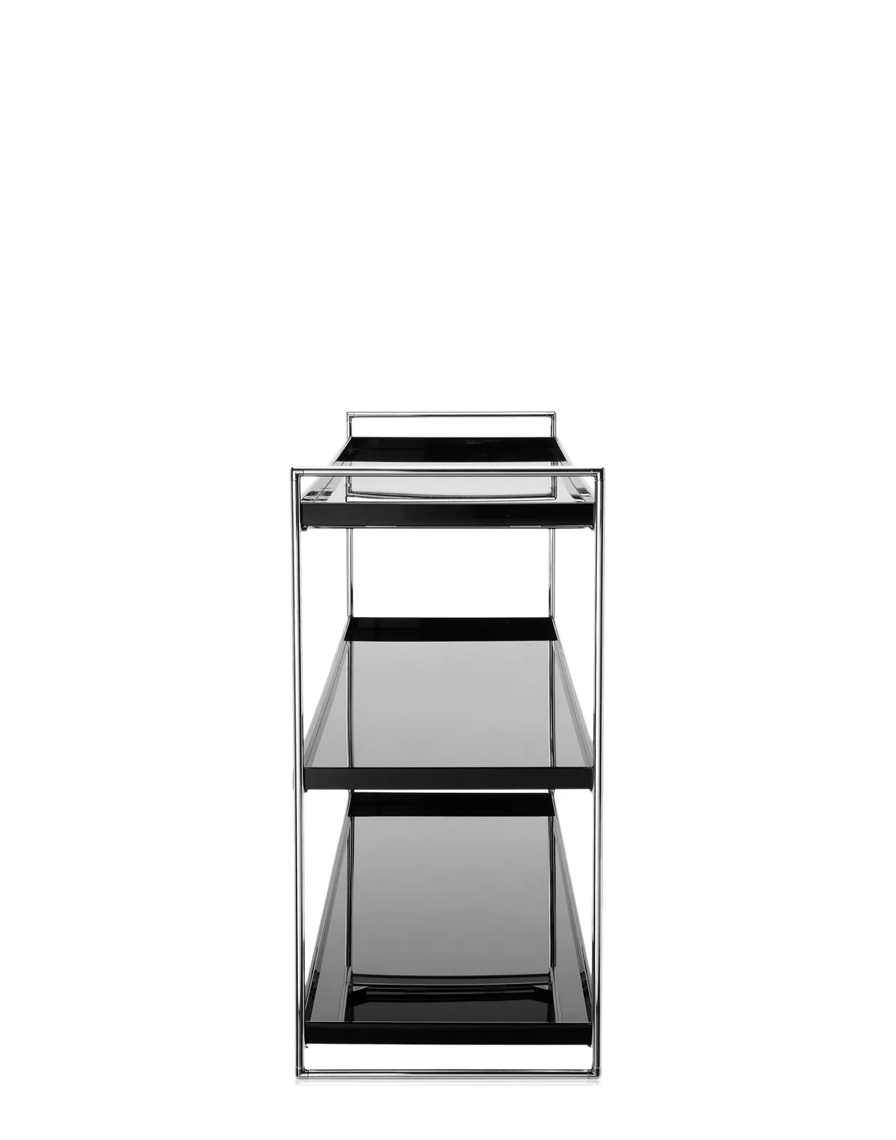Консоль Trays (черная) 140x40см, двухуровневая Kartell, арт. 4418/09 — изображение товара 2