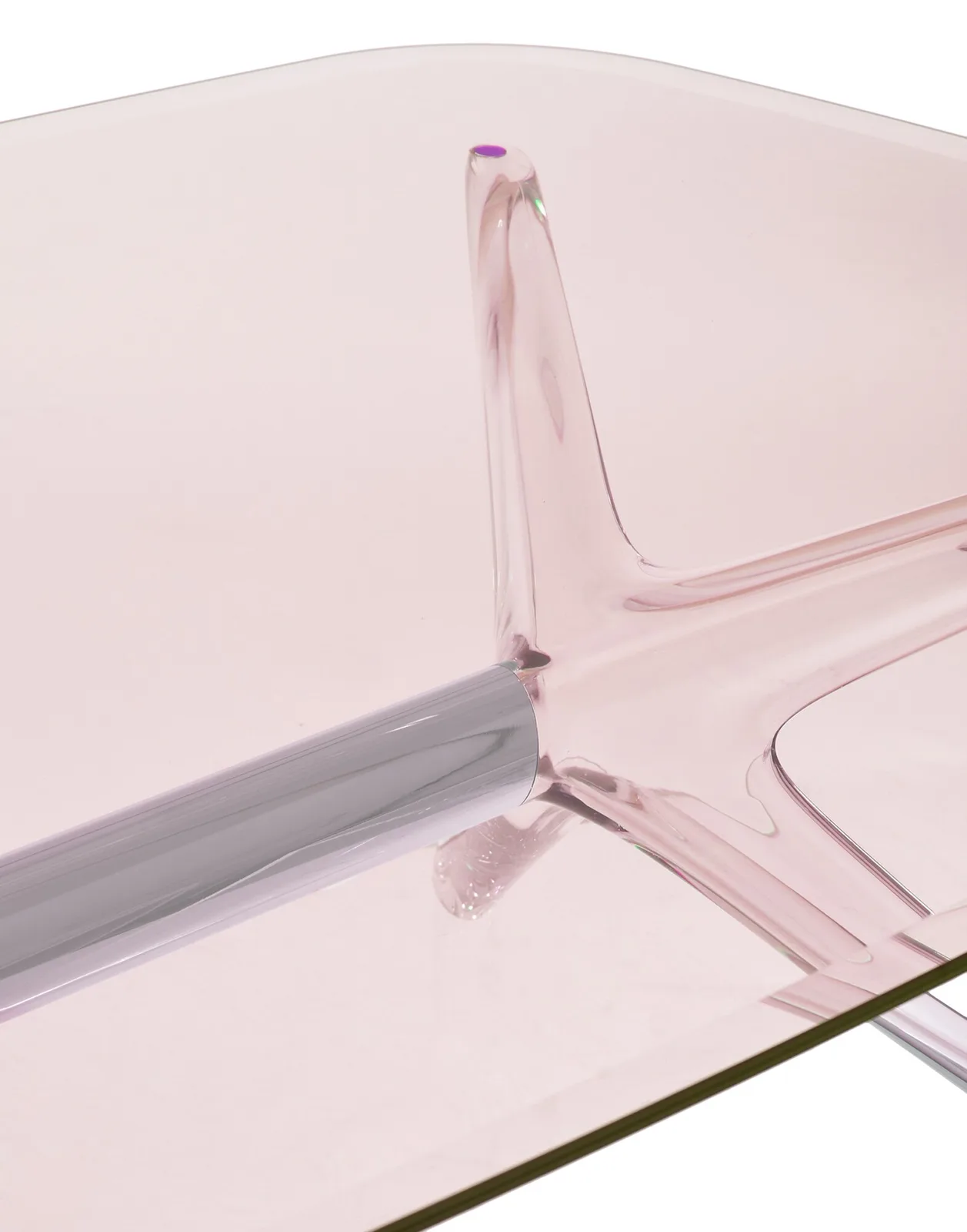 Стол журнальный Blast (розовый/хромированный) 130см Kartell, арт. 4096/C2 — изображение товара 4
