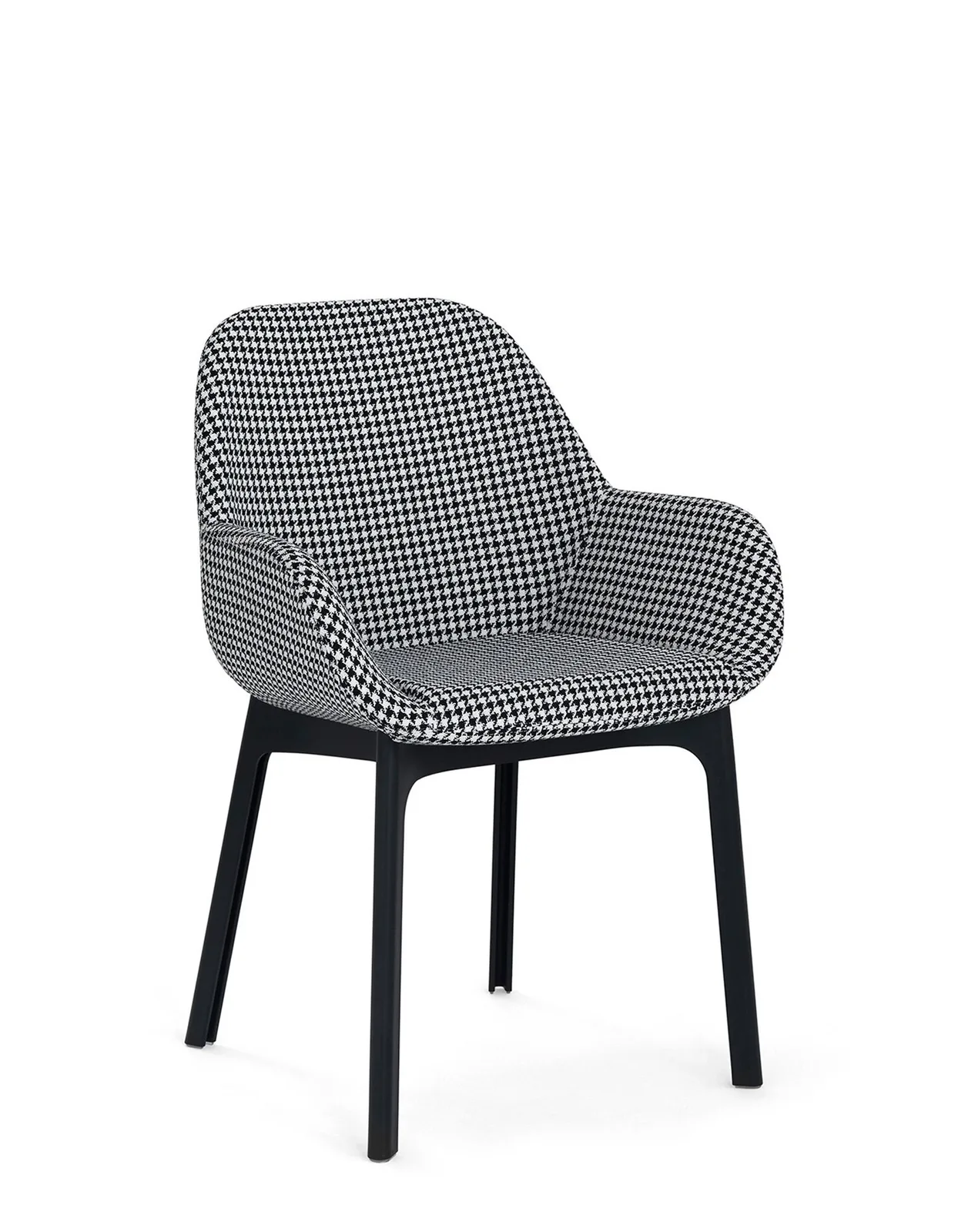 Кресло Clap (черное) тисненая ткань Kartell, арт. 4182/NH — изображение товара 2