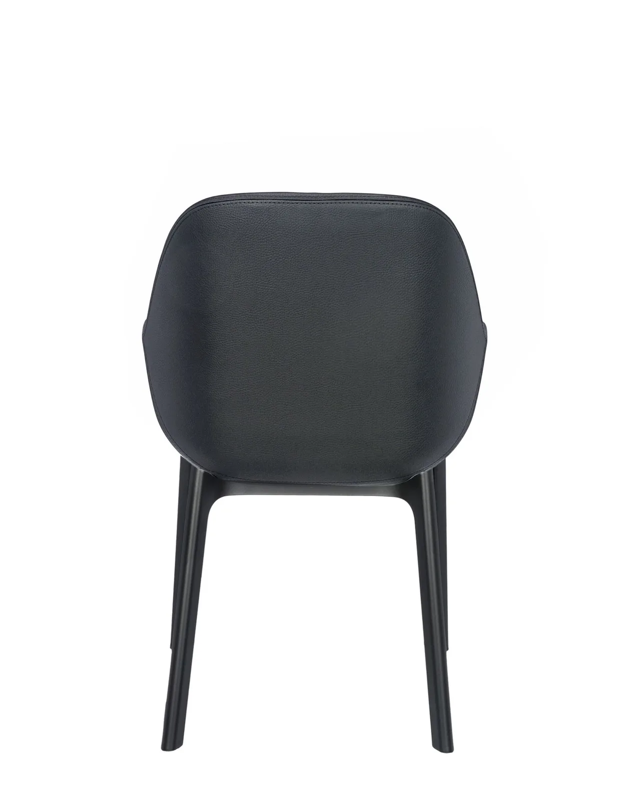 Кресло Clap (черное/серое) эко-кожа Kartell, арт. 4183/NG — изображение товара 2