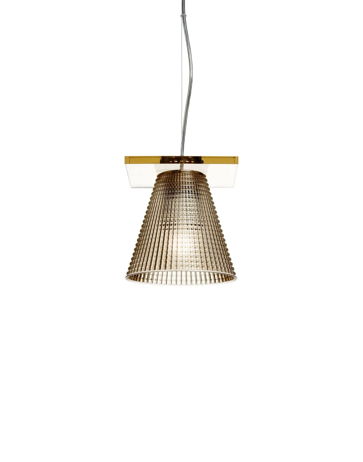 Светильник подвесной Light-Air (янтарный) рефленый Kartell, арт. 9130/AM — изображение товара 2