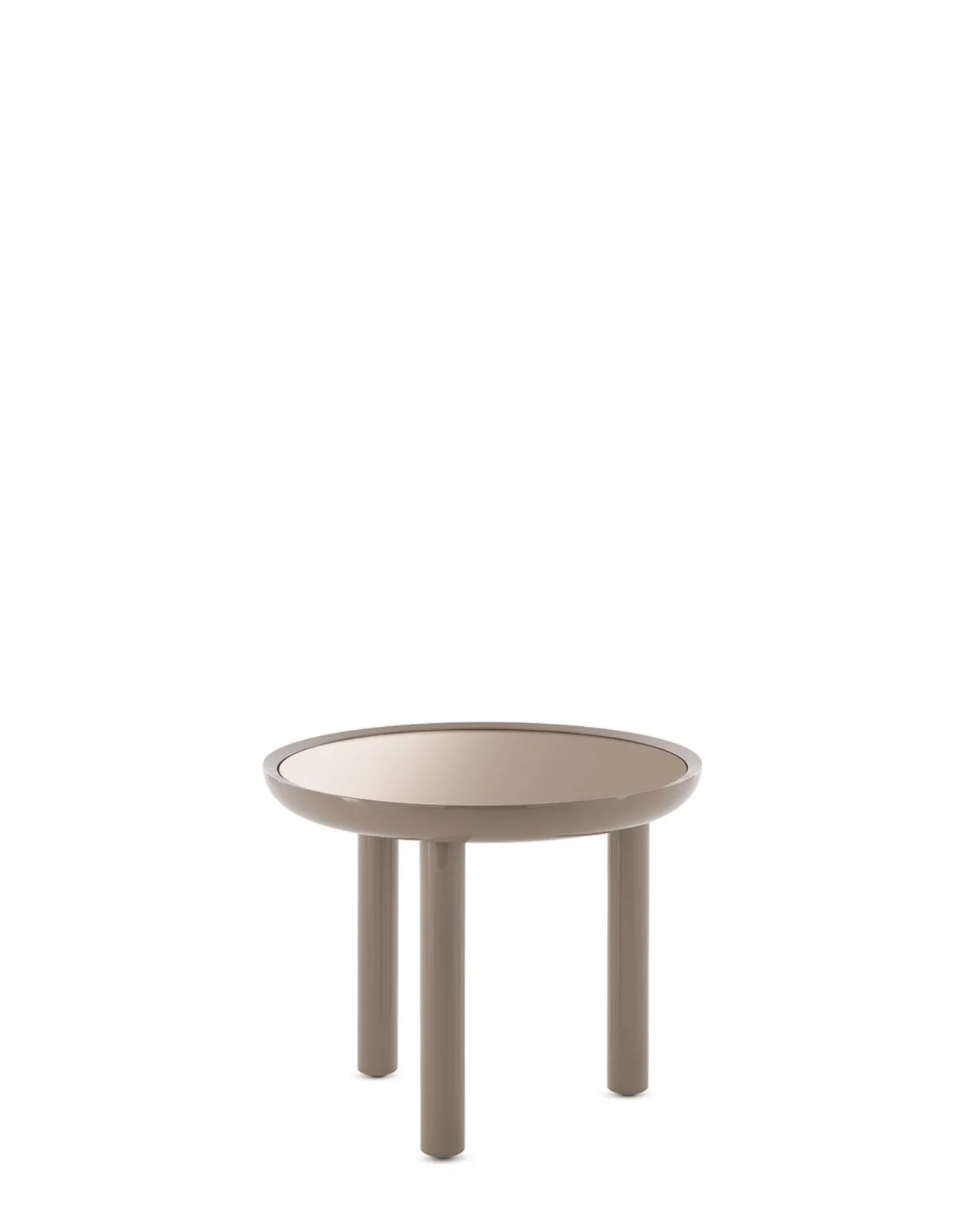 Стол журнальный K-Top (бронза/бежевый) высота 50 Kartell, арт. 4294/TU — изображение товара 2
