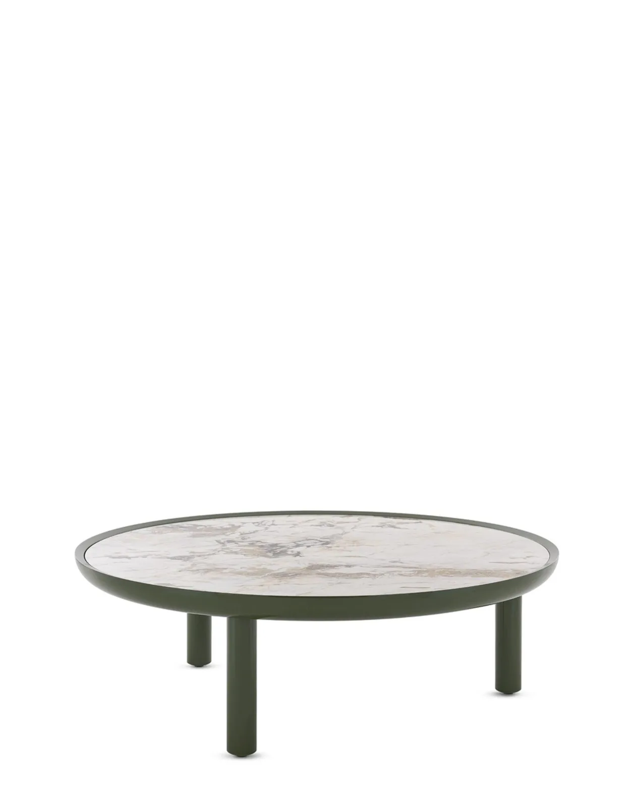 Стол журнальный K-Top (зеленый) высота 35 Kartell, арт. 4297/MS — изображение товара 2