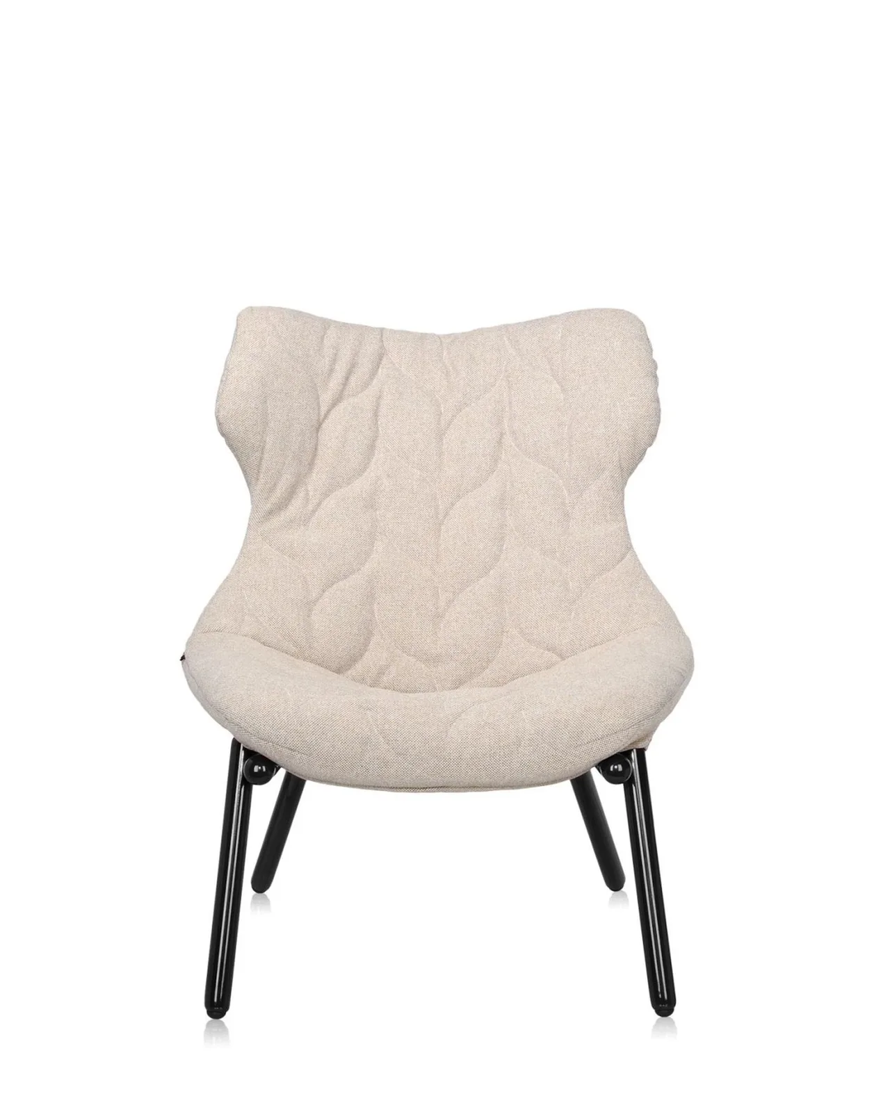 Кресло Foliage (бежевое/черное) Kartell, арт. 6086/NA — изображение товара 2