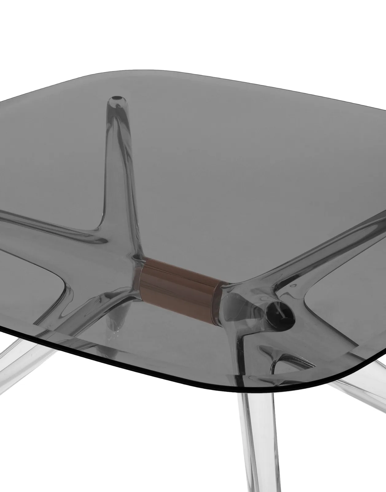 Стол журнальный Blast (дымчатый/бронзовый) 80см Kartell, арт. 4095/G6 — изображение товара 4