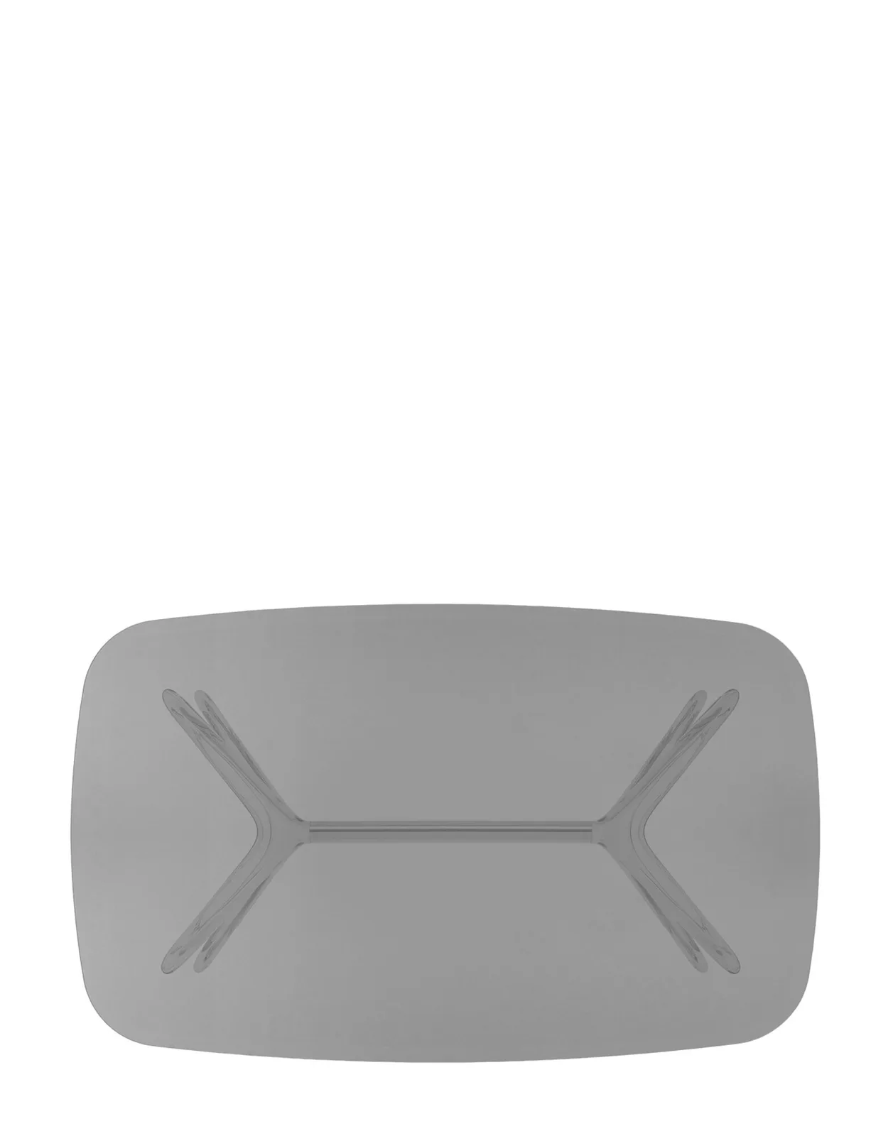 Стол журнальный Blast (дымчатый/хромированный) 130см Kartell, арт. 4096/C6 — изображение товара 3