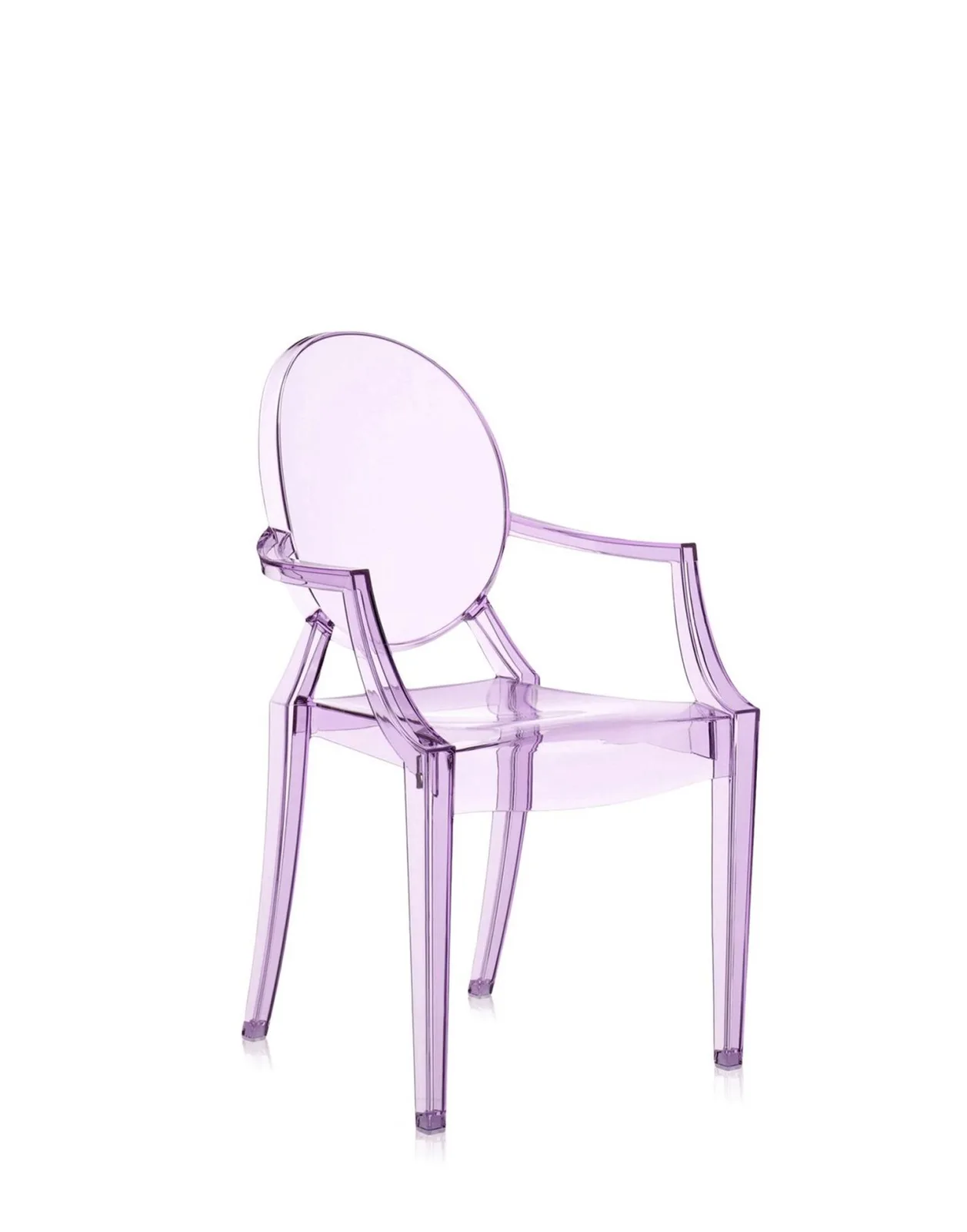 Стул детский Lou Lou Ghost (фиолетовый) Kartell