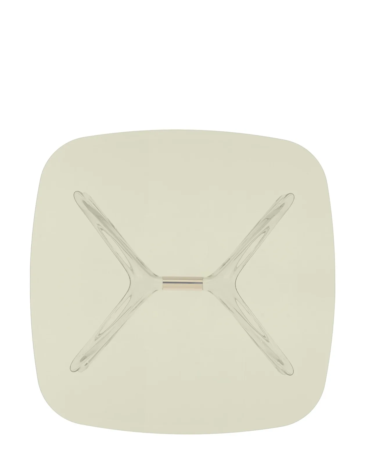 Стол журнальный Blast (желтый/бронзовый) 80см Kartell, арт. 4095/G4 — изображение товара 3