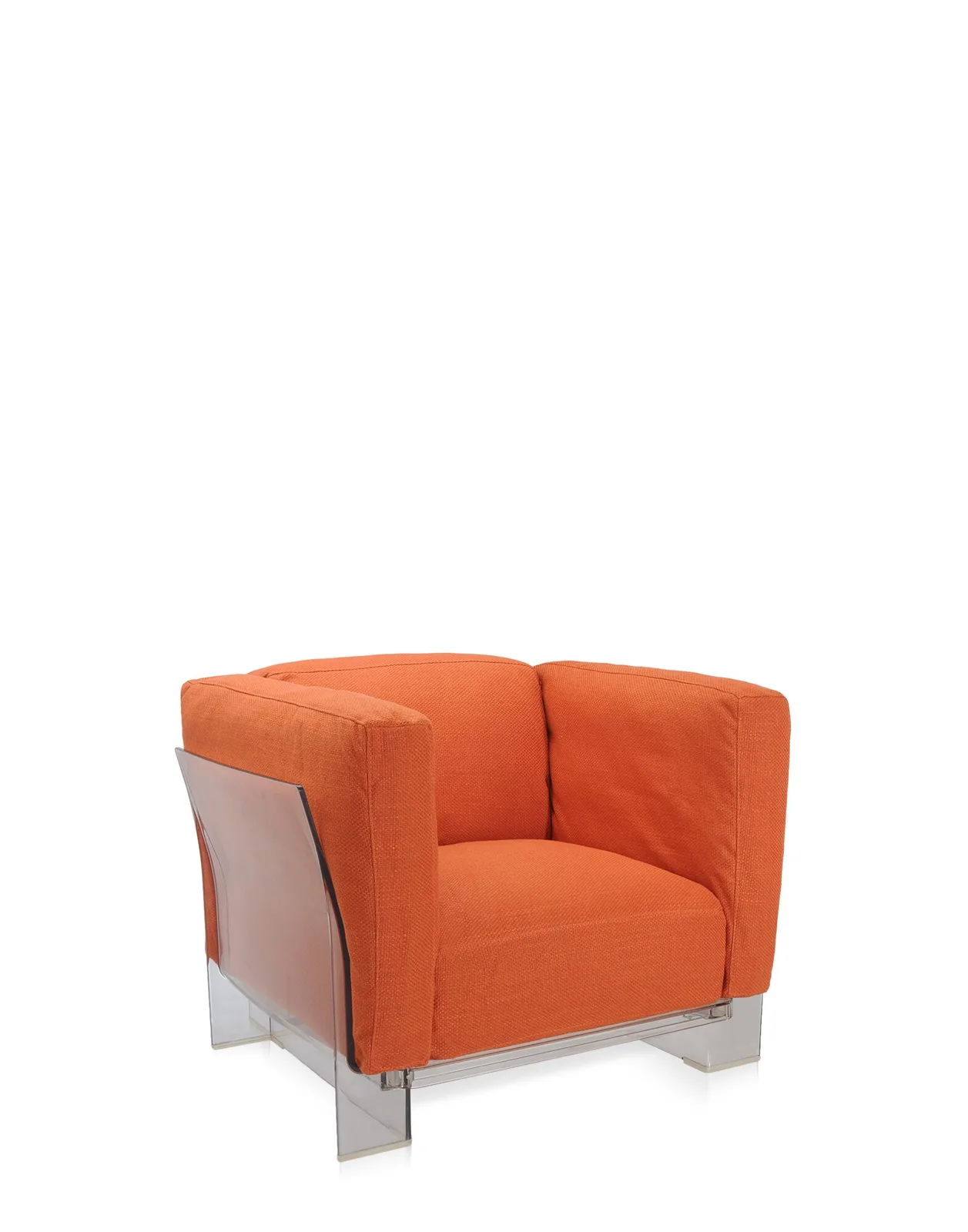 Кресло Pop Duo (оранжевое/кристалл) Kartell, арт. 7060/73 — изображение товара 2