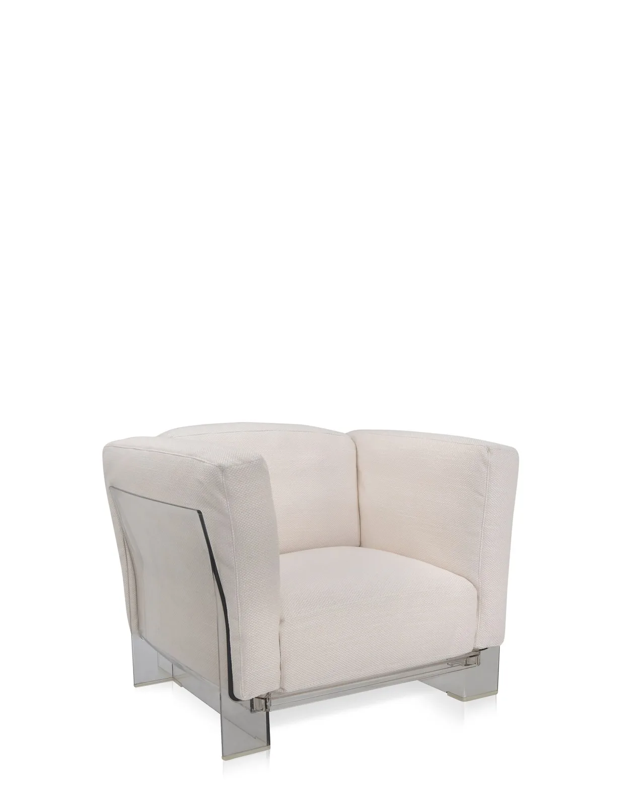 Кресло Pop Duo (белое/кристалл) Kartell, арт. 7060/70 — изображение товара 2