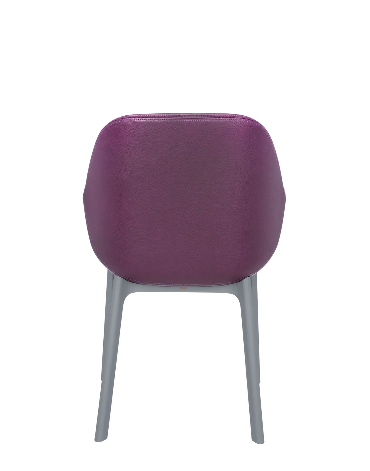 Кресло Clap (серое/фиолетовое) эко-кожа Kartell, арт. 4183/GP — изображение товара 2