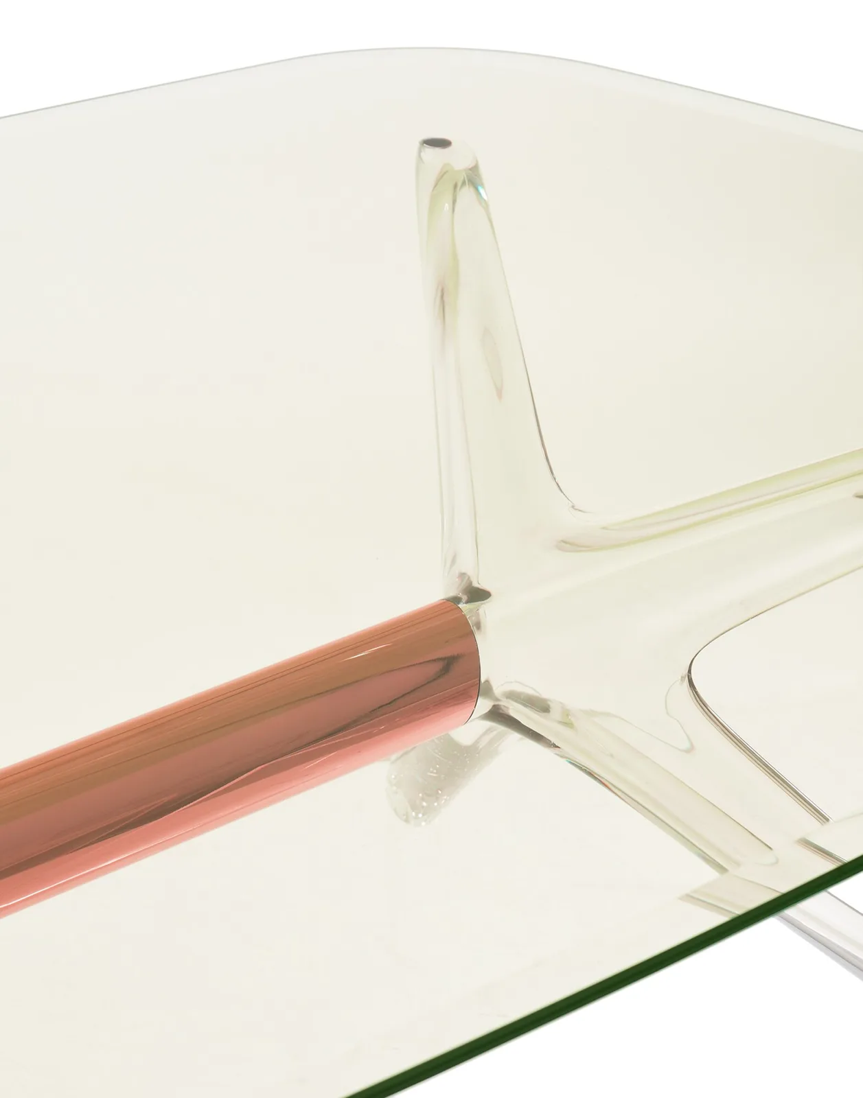 Стол журнальный Blast (желтый/бронзовый) 130см Kartell, арт. 4096/G4 — изображение товара 4