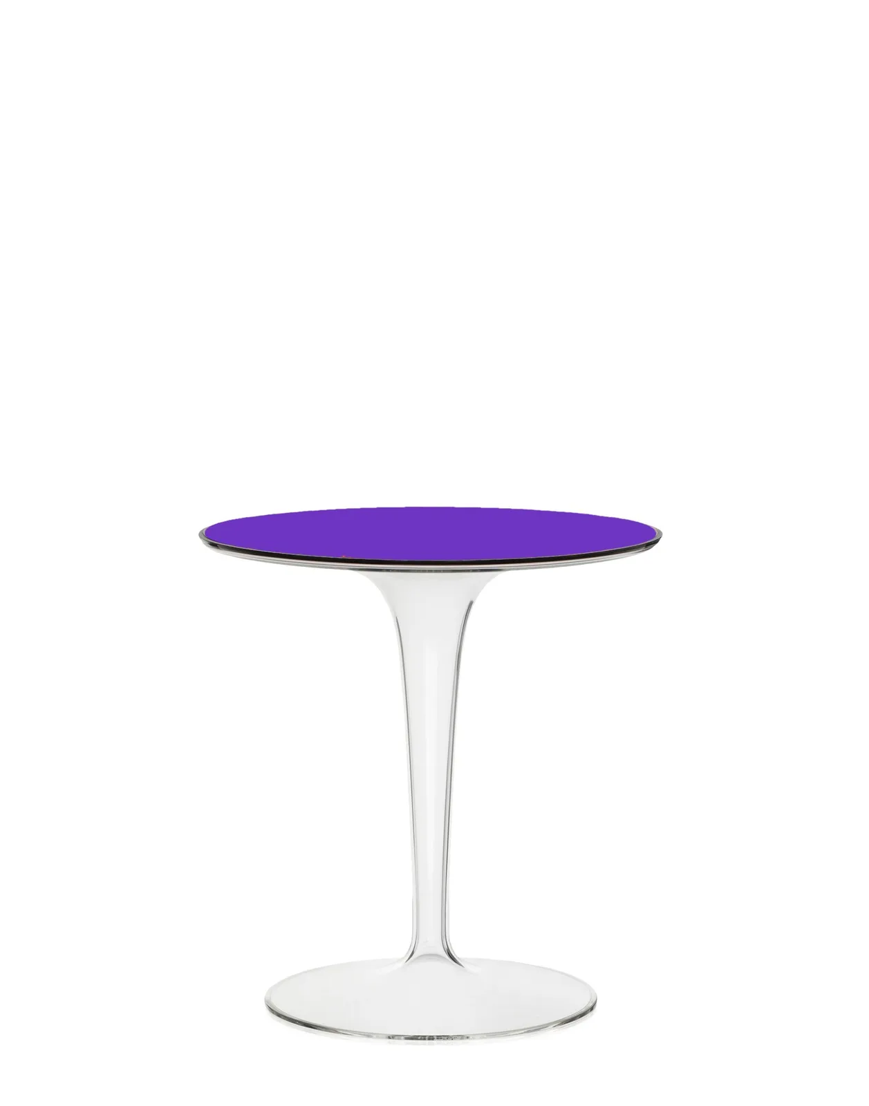 Столик журнальный TipTop (фиолетовый/кристалл) Kartell