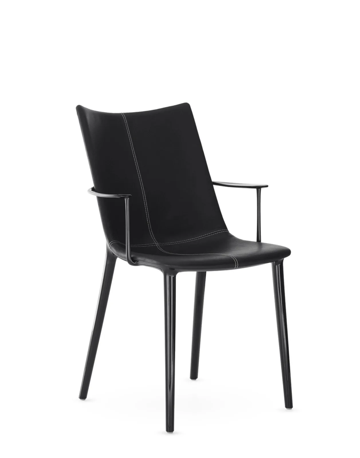 Стул HHH (черный/черный) экокожа Kartell, арт. 5917/NN — изображение товара 3