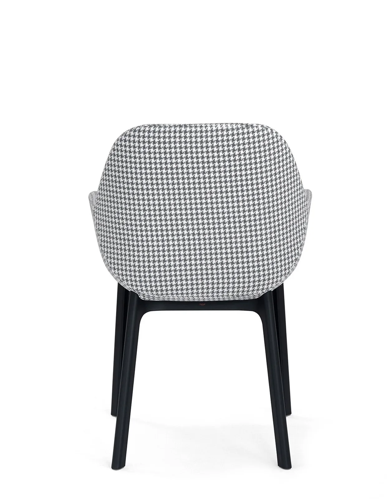 Кресло Clap (черное/серое) тисненая ткань Kartell, арт. 4182/NF — изображение товара 4