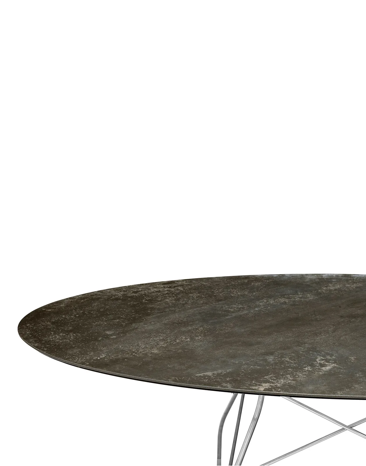 Стол Glossy (черный/хромированный) 192x118см Kartell, арт. 4572/CN — изображение товара 2