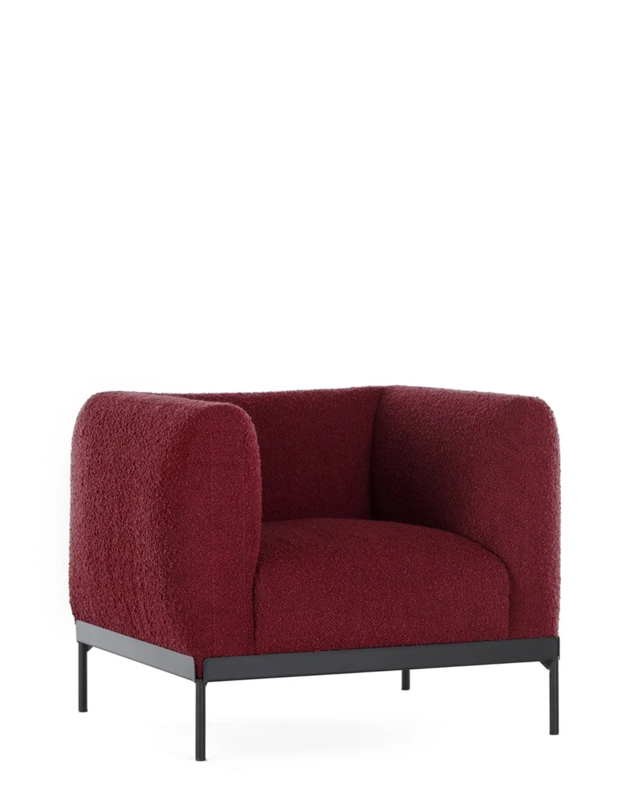 Кресло Asia букле (бордовое) Kartell, арт. 7275/N5 — изображение товара 2
