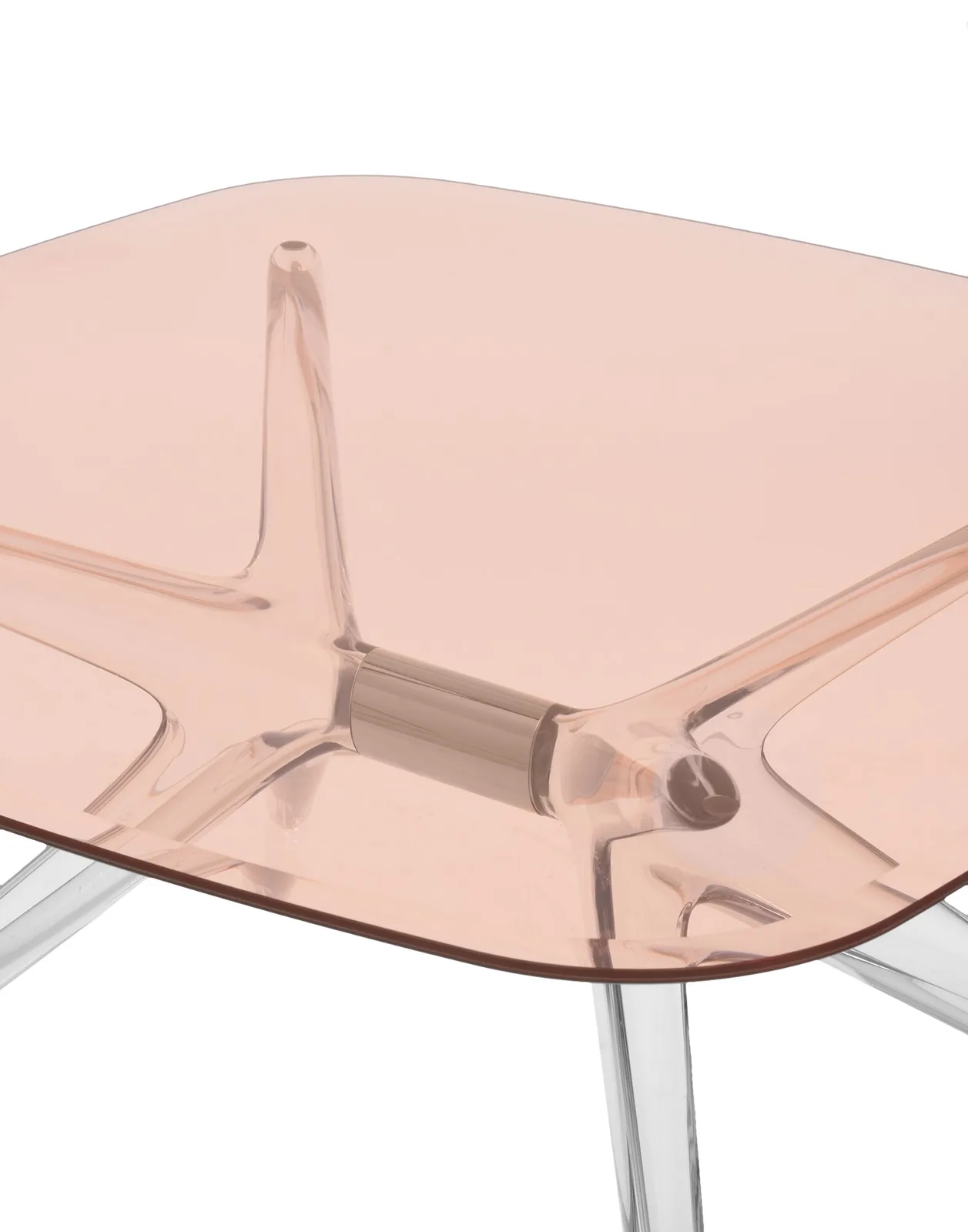 Стол журнальный Blast (розовый/хромированный) 80см Kartell, арт. 4095/C2 — изображение товара 4