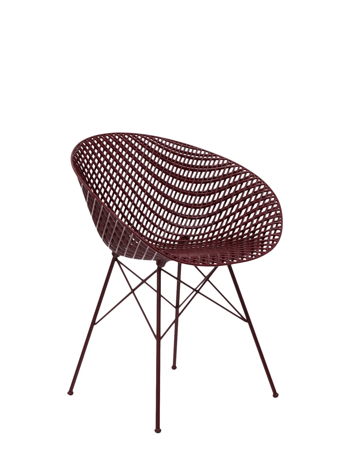Кресло Smatrik (фиолетовое) на ножках Kartell, арт. 5834/PR — изображение товара 3