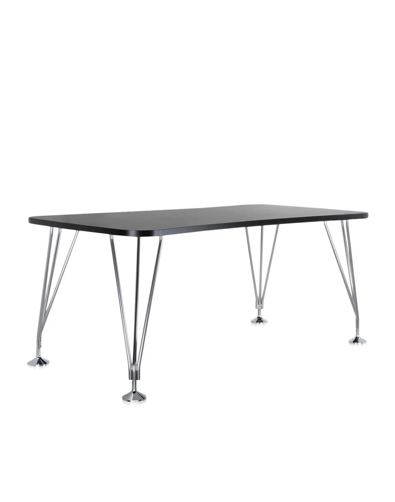 Стол офисный Max (черный) 160x80см Kartell, арт. 4516/2A — изображение товара 4