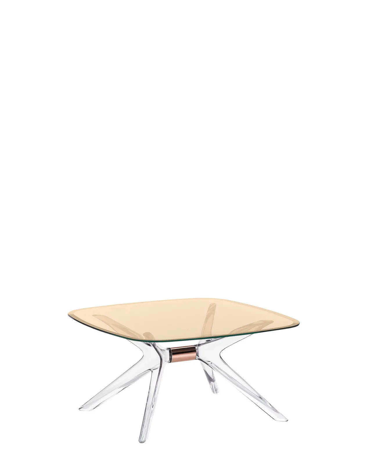 Стол журнальный Blast (коричневый/бронзовый) 80см Kartell, арт. 4095/G3 — изображение товара 2