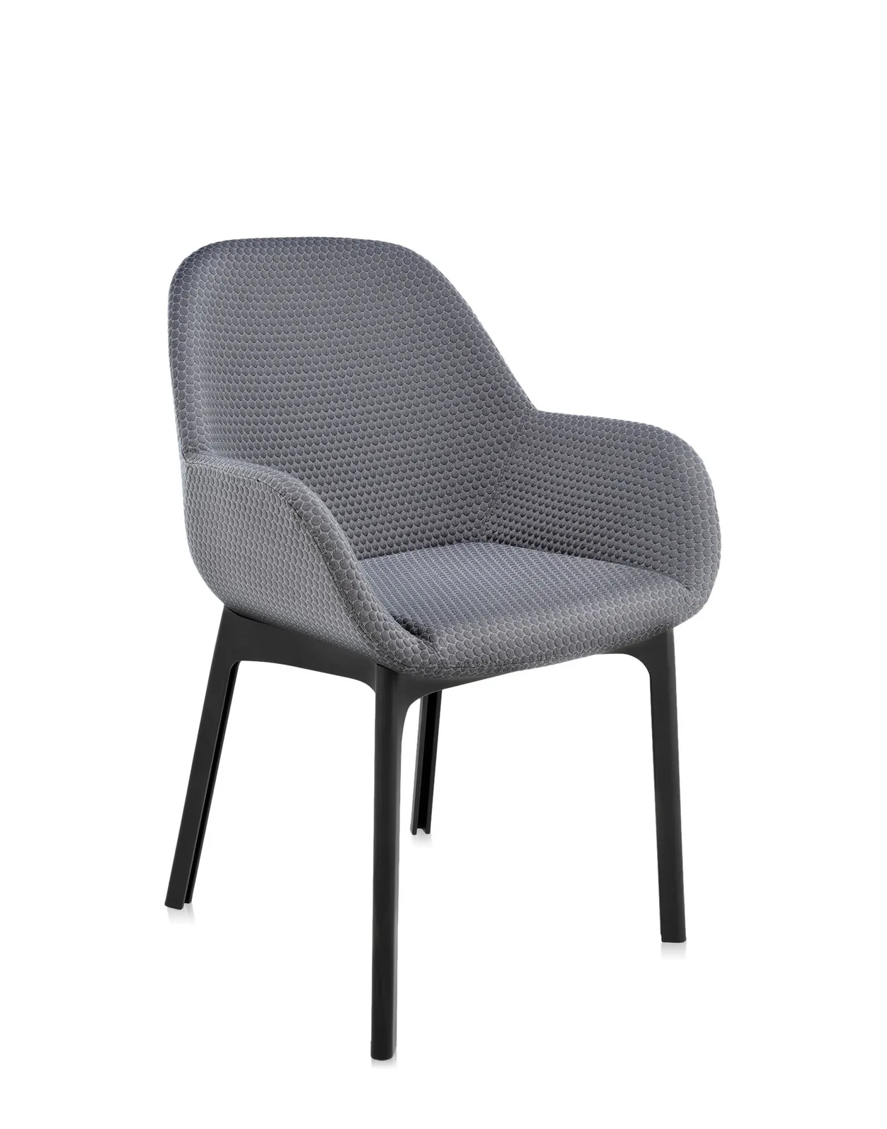 Кресло Clap (черное) тисненая ткань Kartell, арт. 4182/N2 — изображение товара 2