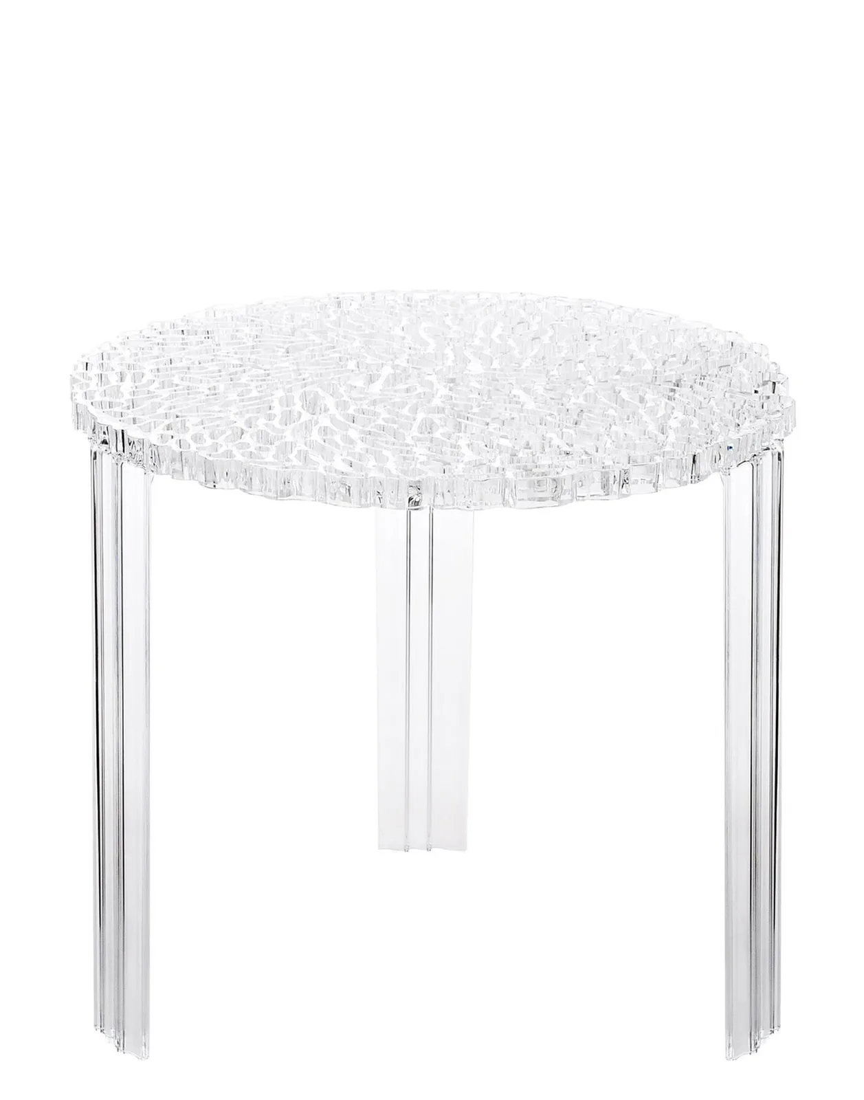 Столик журнальный T-Table (кристалл) высота 44см Kartell, арт. 8502/B4 — изображение товара 2