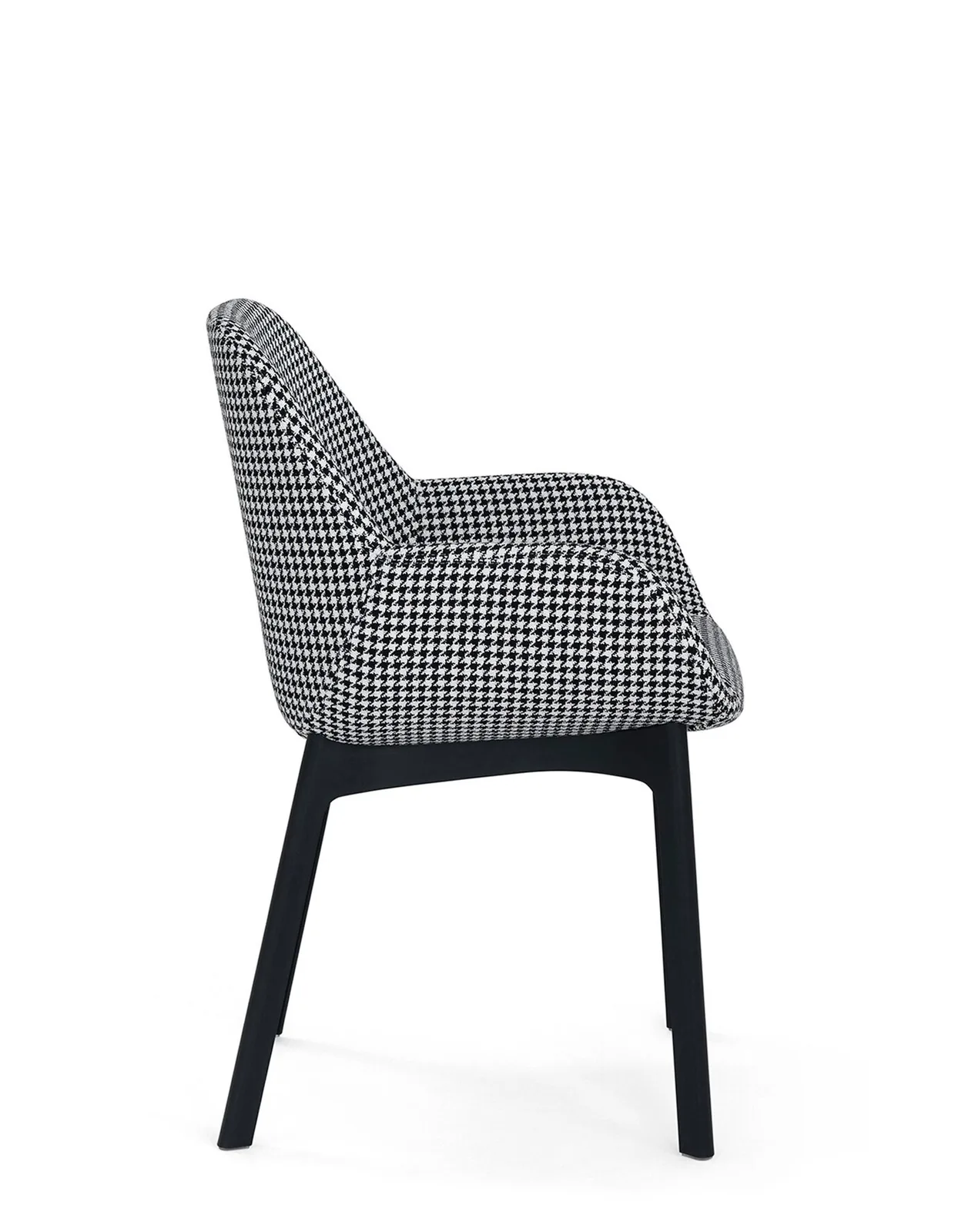 Кресло Clap (черное) тисненая ткань Kartell, арт. 4182/NH — изображение товара 3