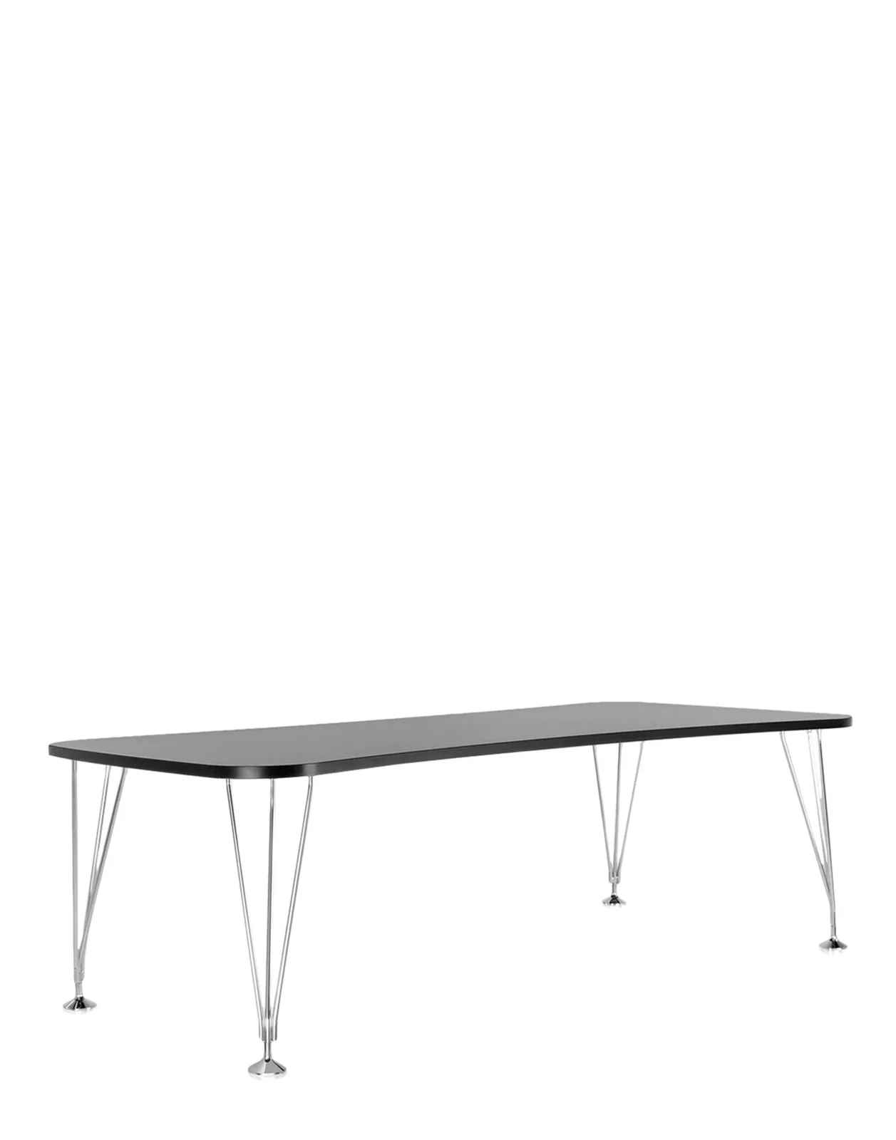 Стол офисный Max (черный) 160x80см, на колесах Kartell, арт. 4511/2A — изображение товара 3