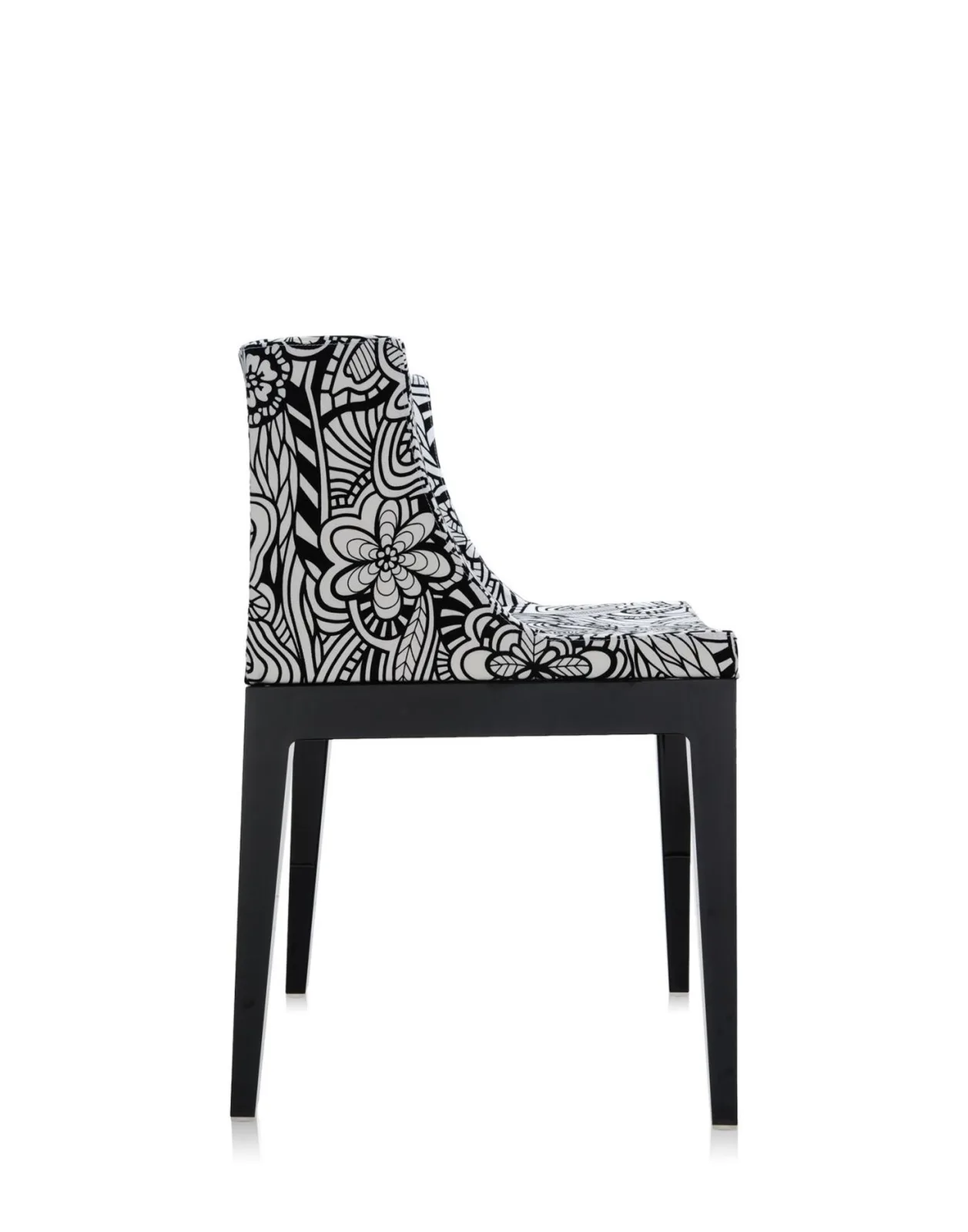 Кресло Mademoiselle (черное/серое) в ткани Missoni Kartell, арт. 4892/LL — изображение товара 3