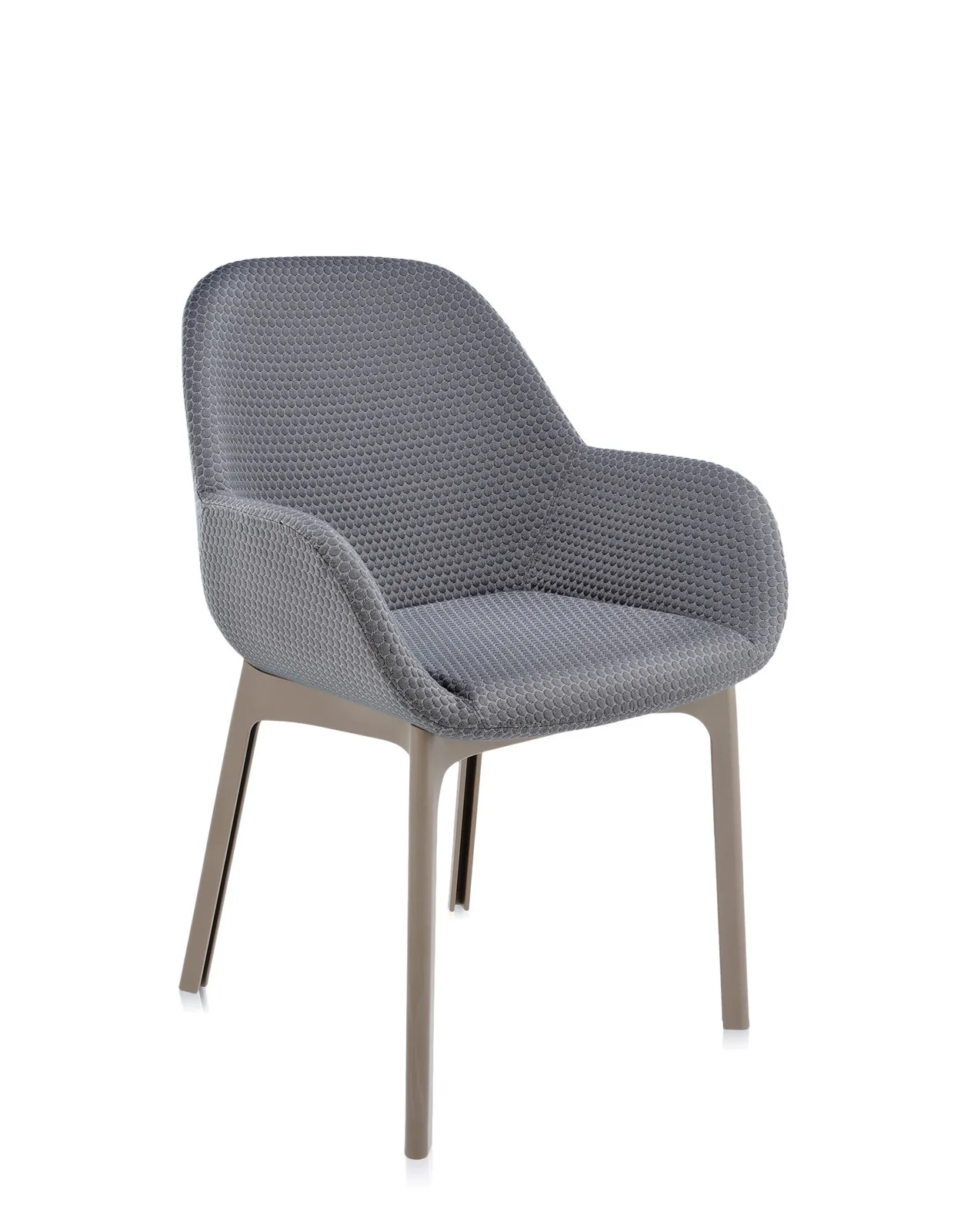 Кресло Clap (серое/черное) тисненая ткань Kartell, арт. 4182/T2 — изображение товара 2